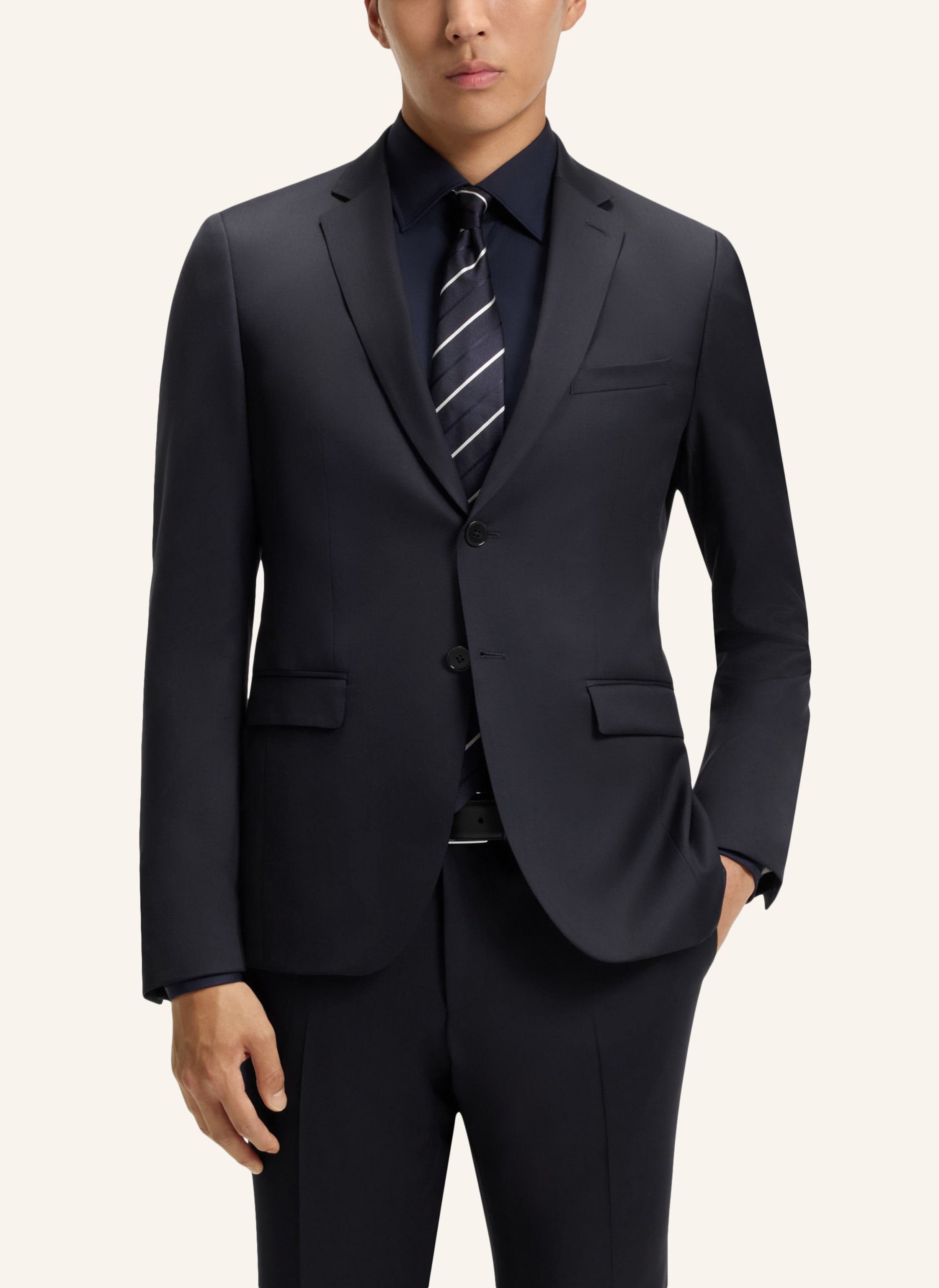 Thumbnail - Boss Blazer H-Reymond-b1 Extra-Slim Fit blau