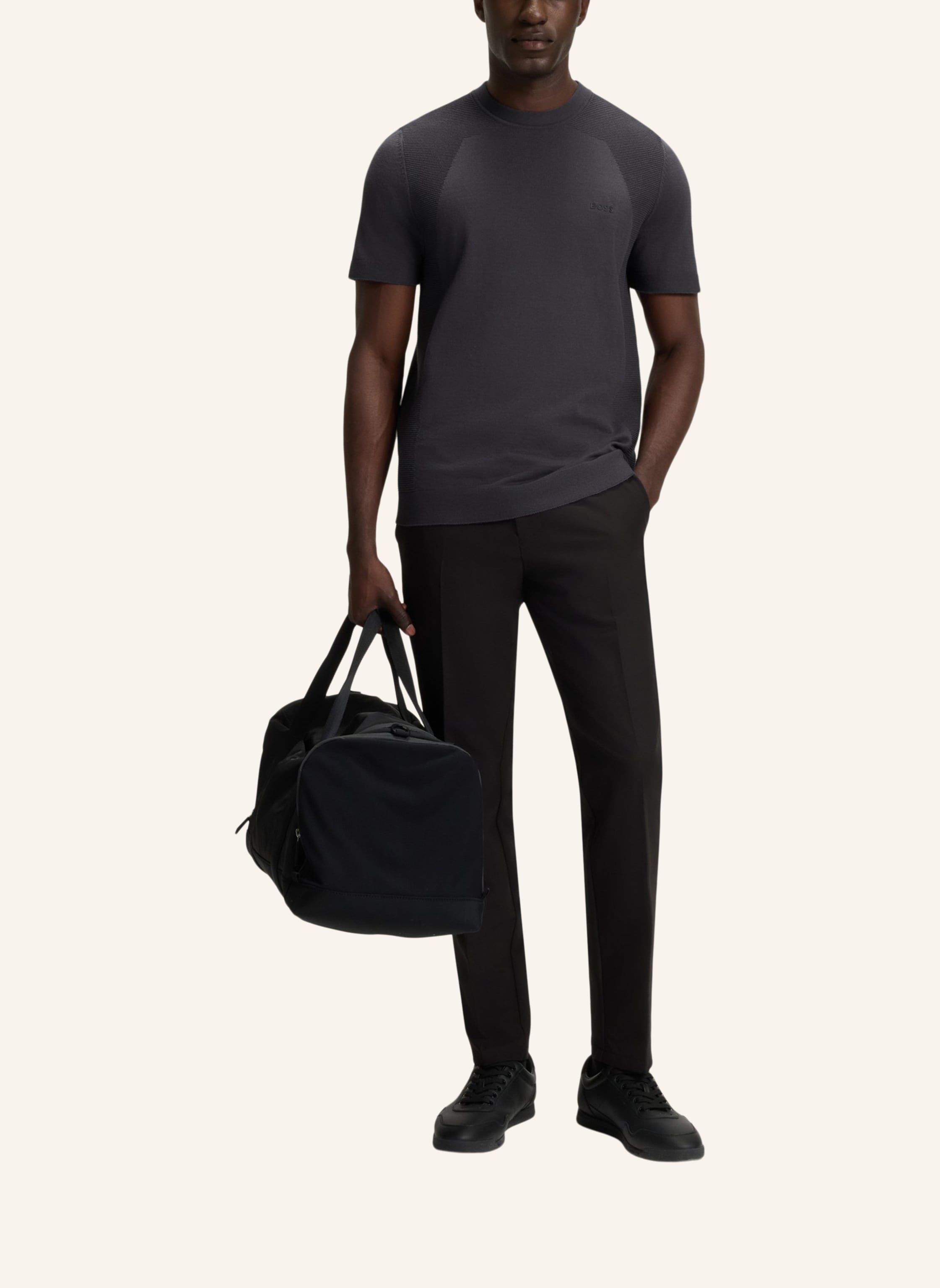 Thumbnail - Boss Pullover K_Momentum-Lite T Regular Fit grau