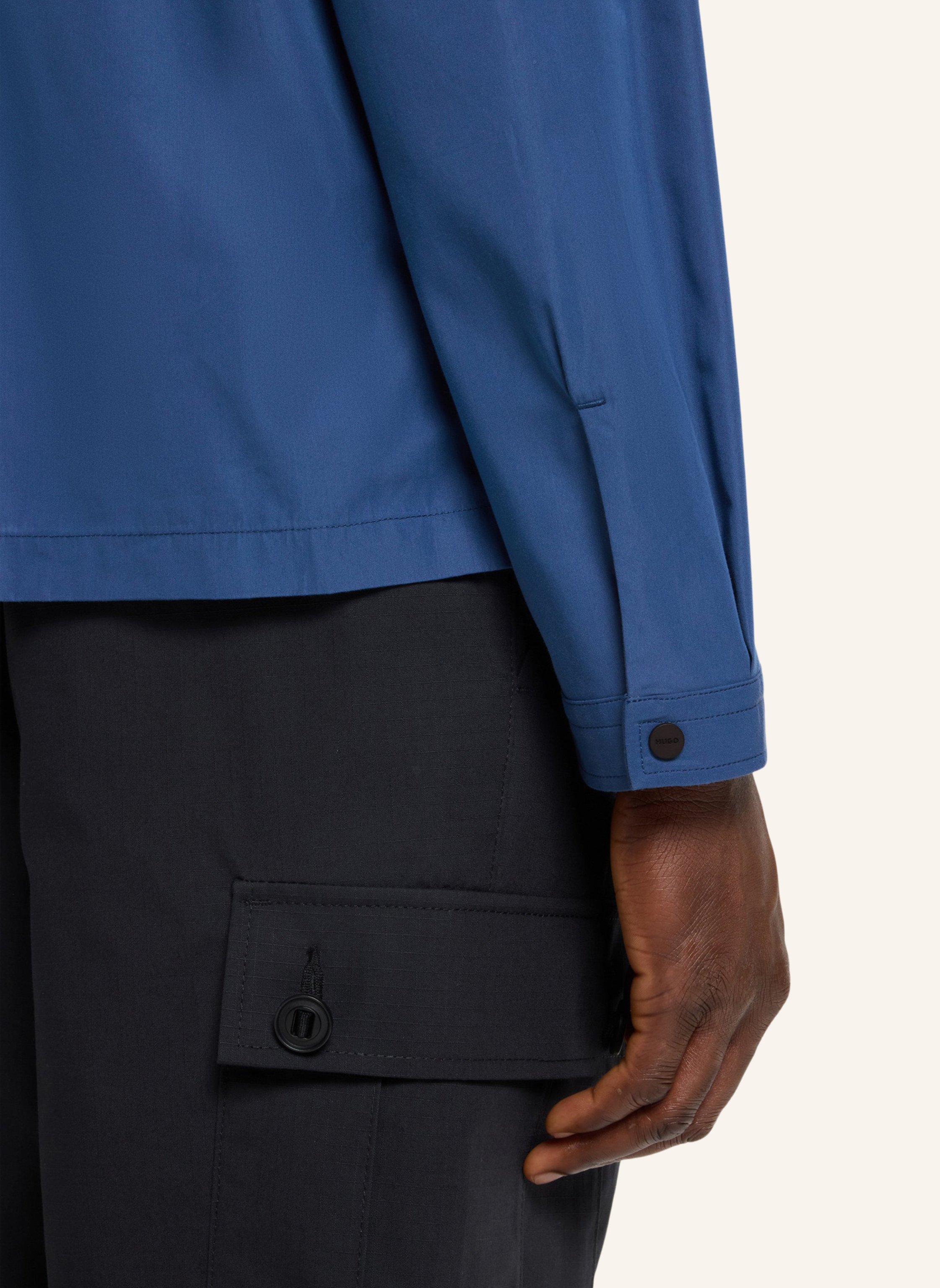 Thumbnail - Hugo Casual Hemd Emmond Oversize Fit blau