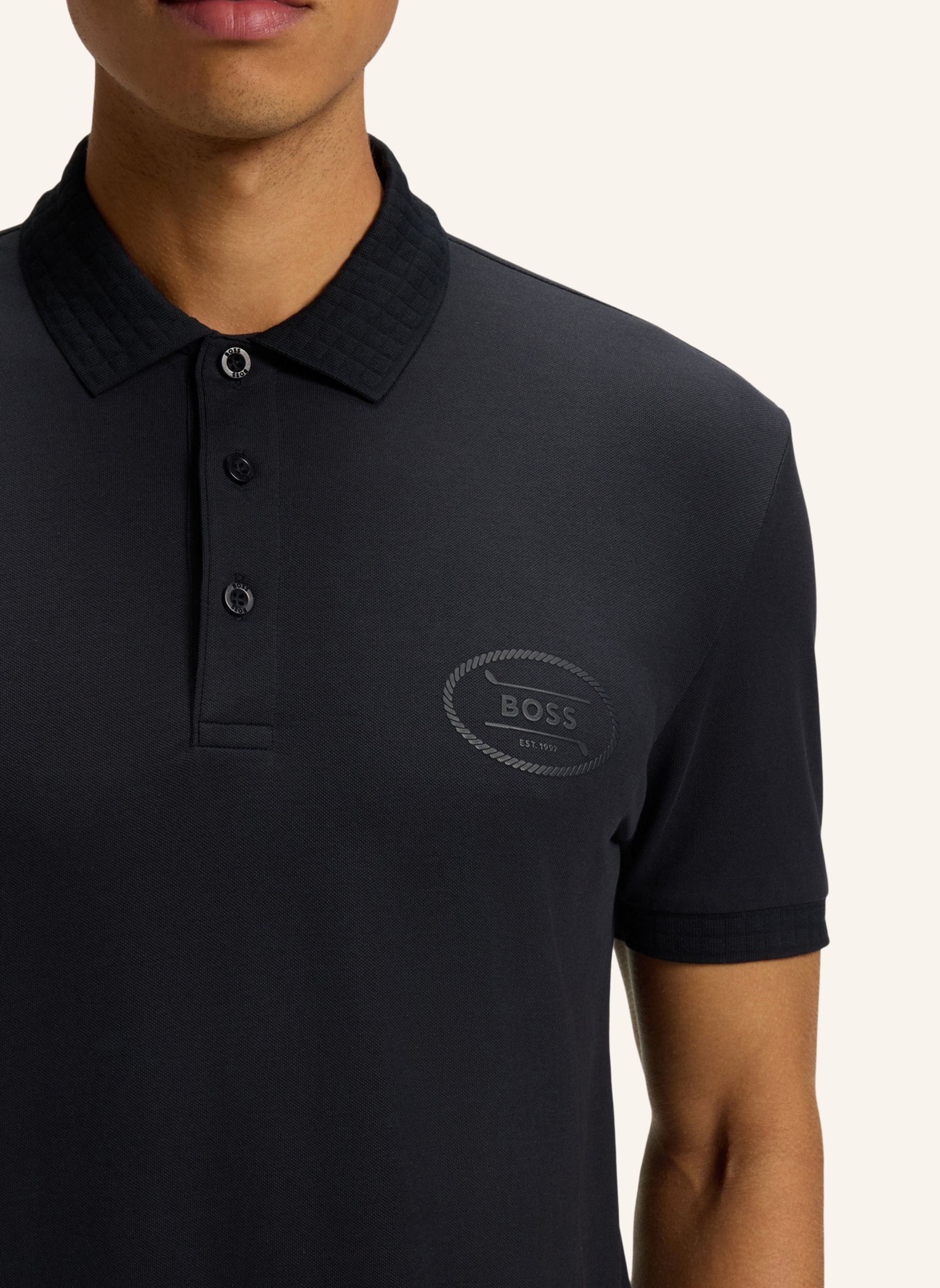 Thumbnail - Boss Poloshirt Polo Gl Regular Fit blau