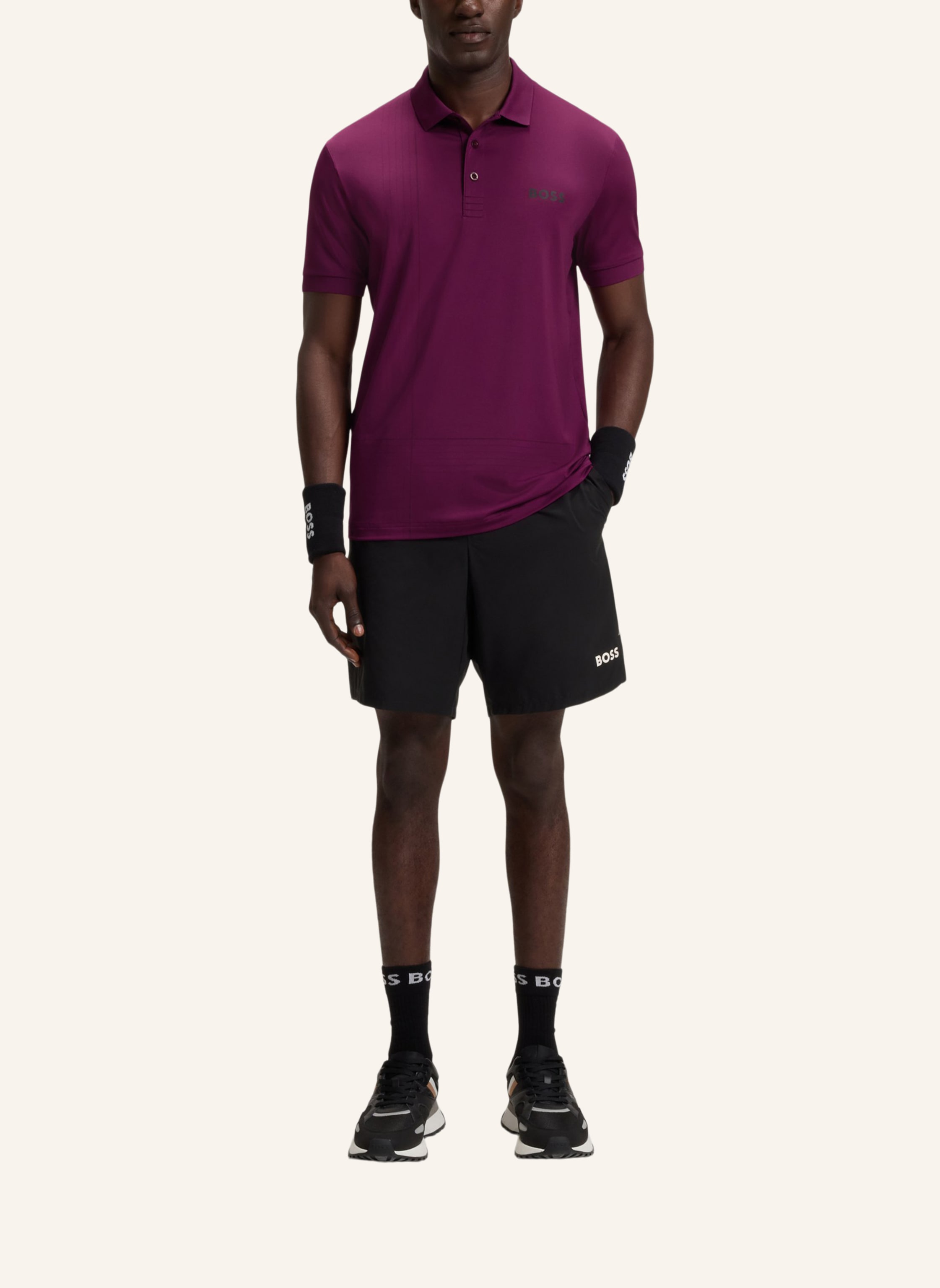 Thumbnail - Boss Poloshirt Polo Check Toc Slim Fit pink