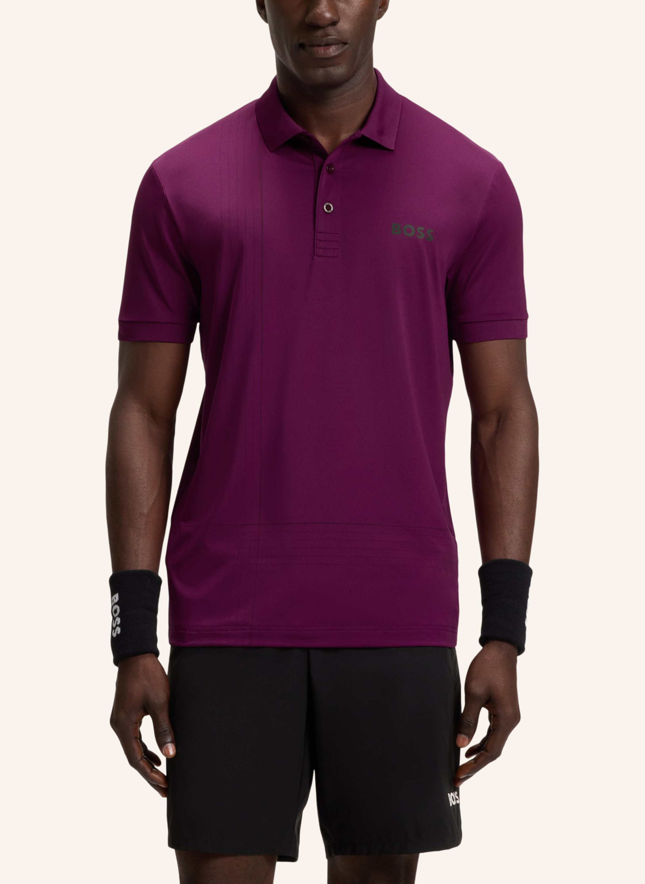 Thumbnail - Boss Poloshirt Polo Check Toc Slim Fit pink
