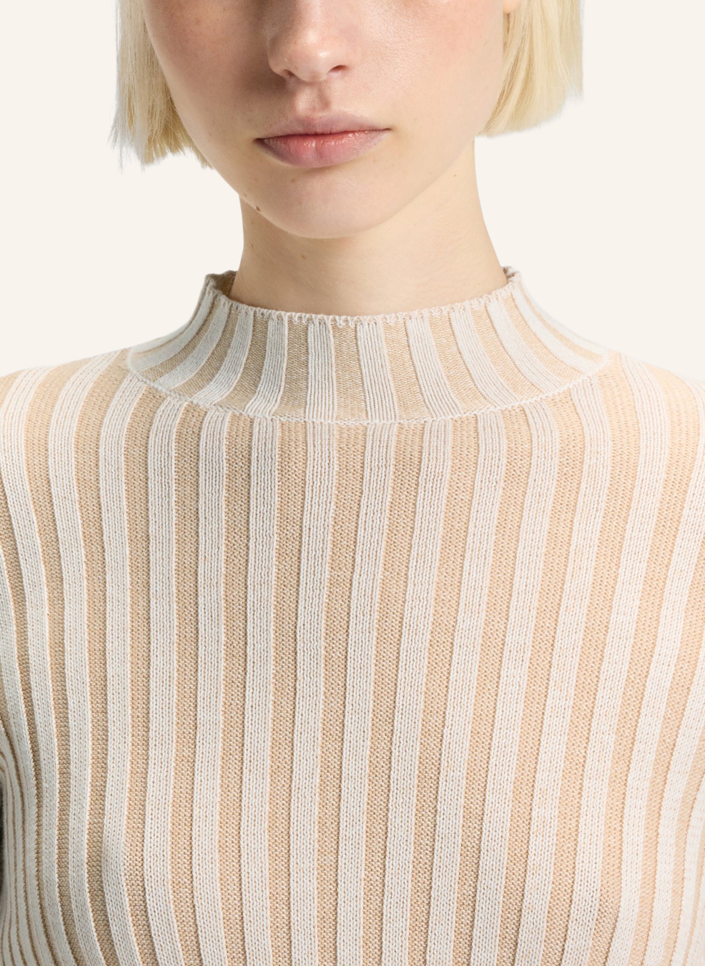 Thumbnail - Hugo Pullover Soverie Slim Fit beige