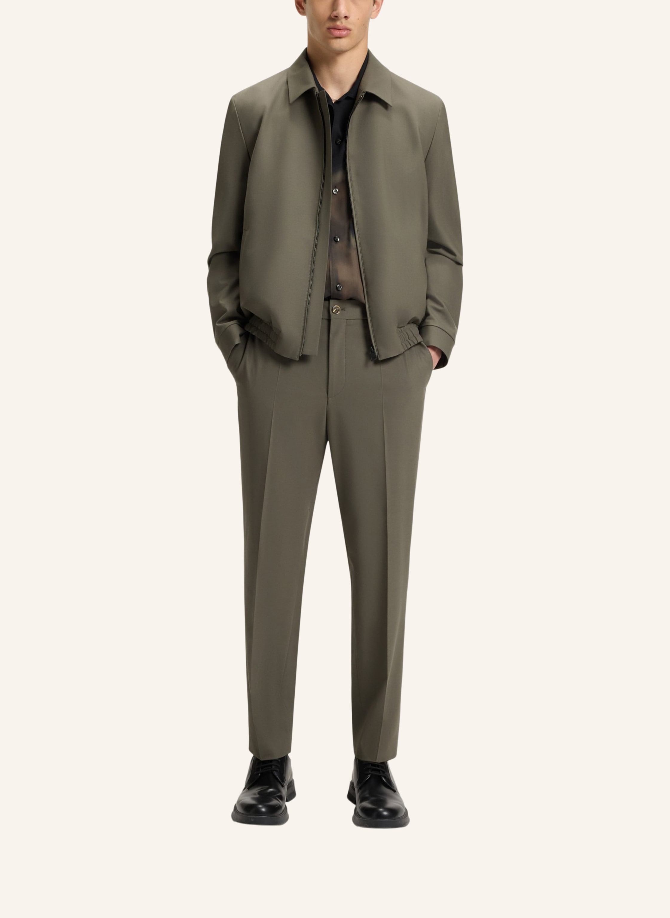 Thumbnail - Hugo Casual Hemd Espino Oversize Fit schwarz