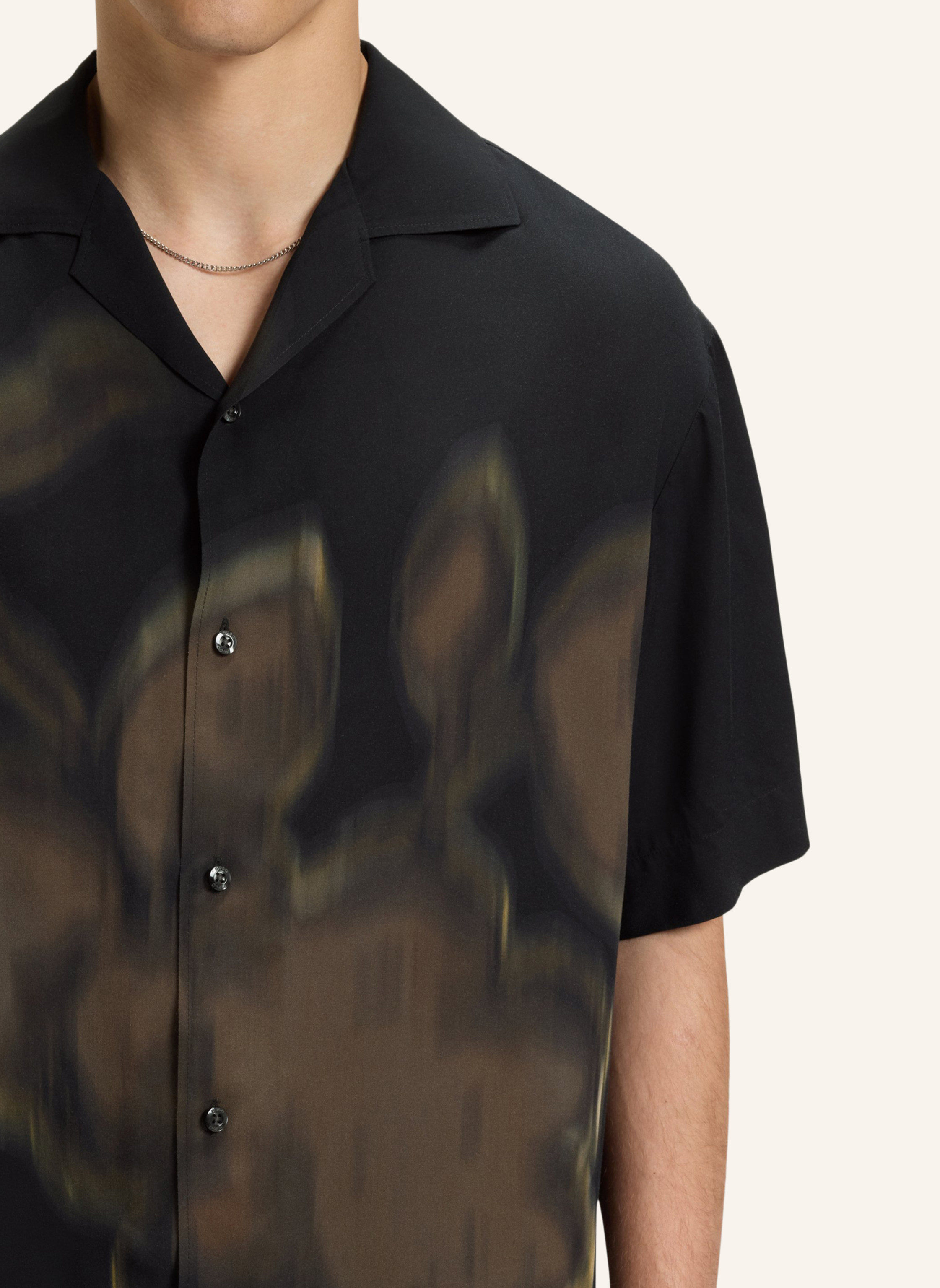 Thumbnail - Hugo Casual Hemd Espino Oversize Fit schwarz