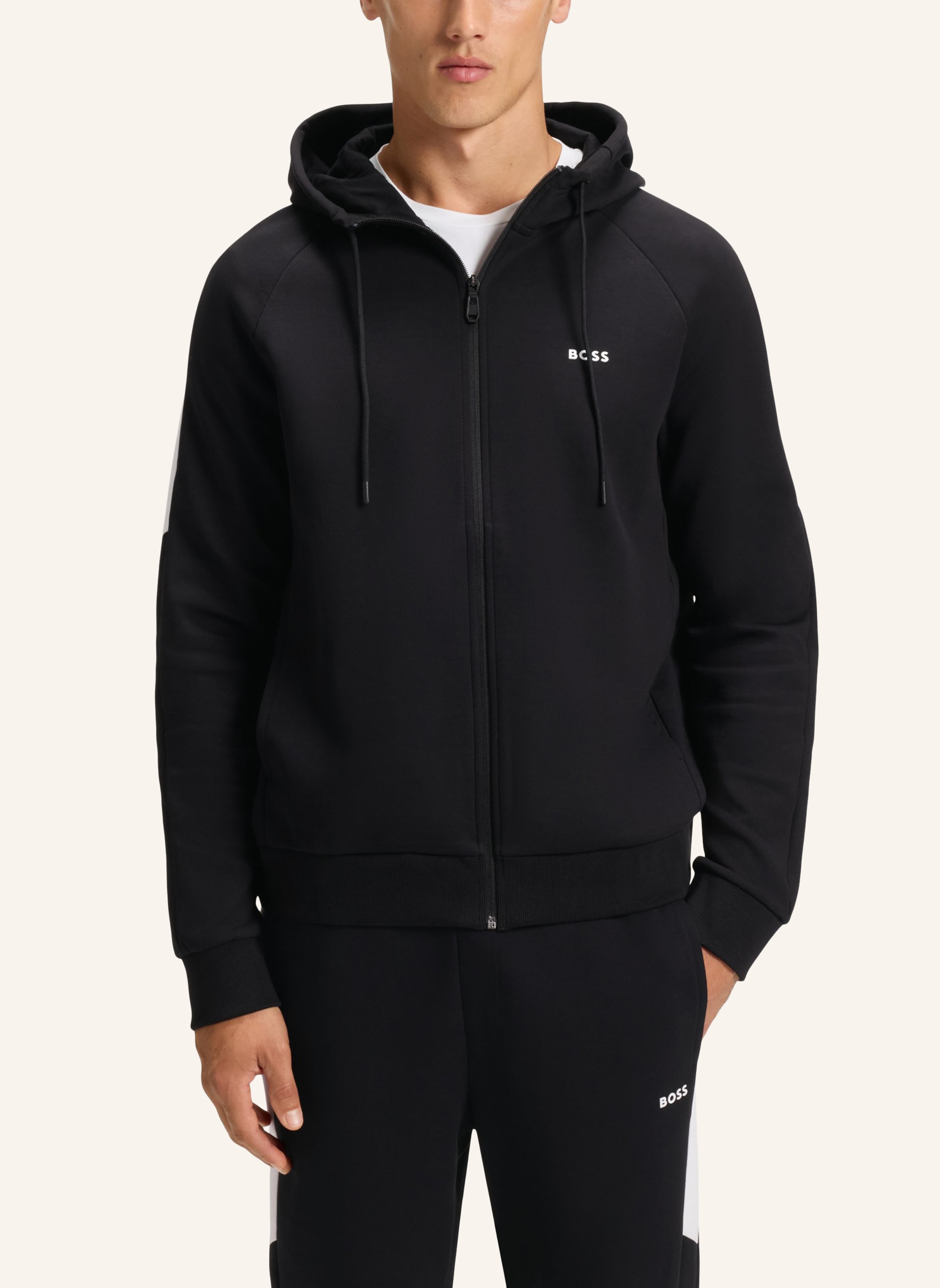 Thumbnail - Boss Sweatshirt Tracksuit Set_In Regular Fit schwarz