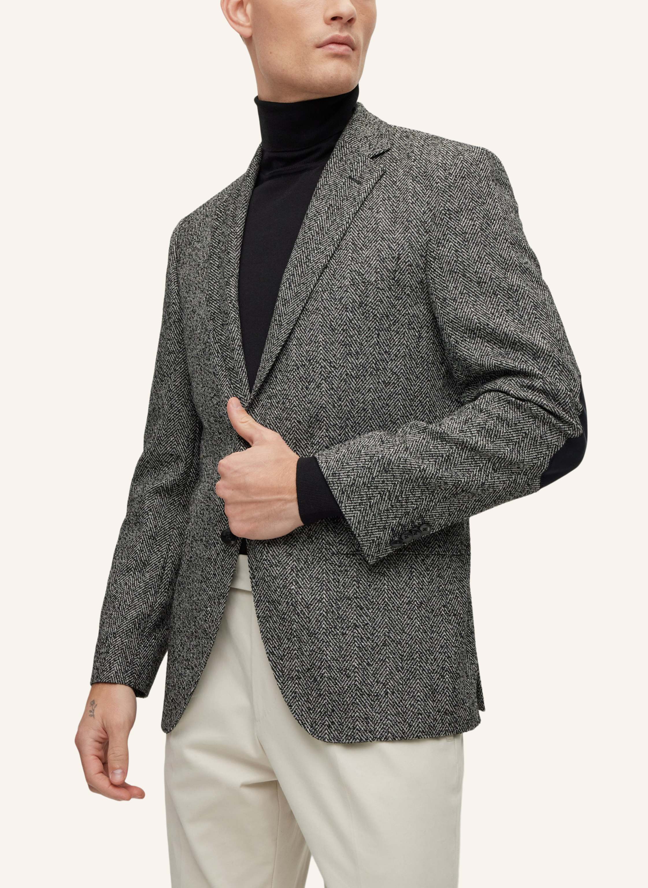 Thumbnail - Boss Blazer H-Janson-Elbow-214 Regular Fit grau