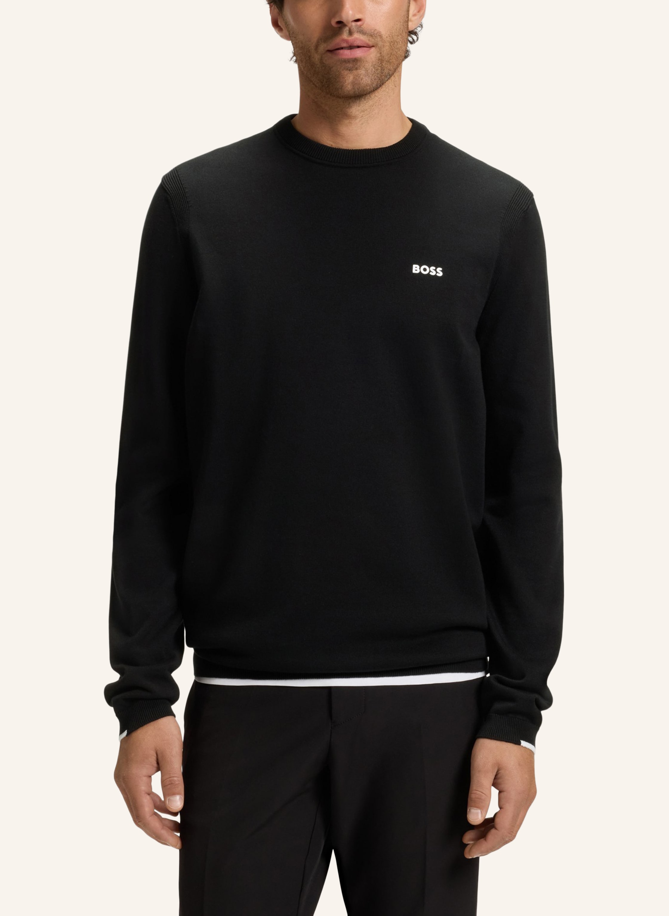 Thumbnail - Boss Pullover K_Ever-X Cn Regular Fit schwarz