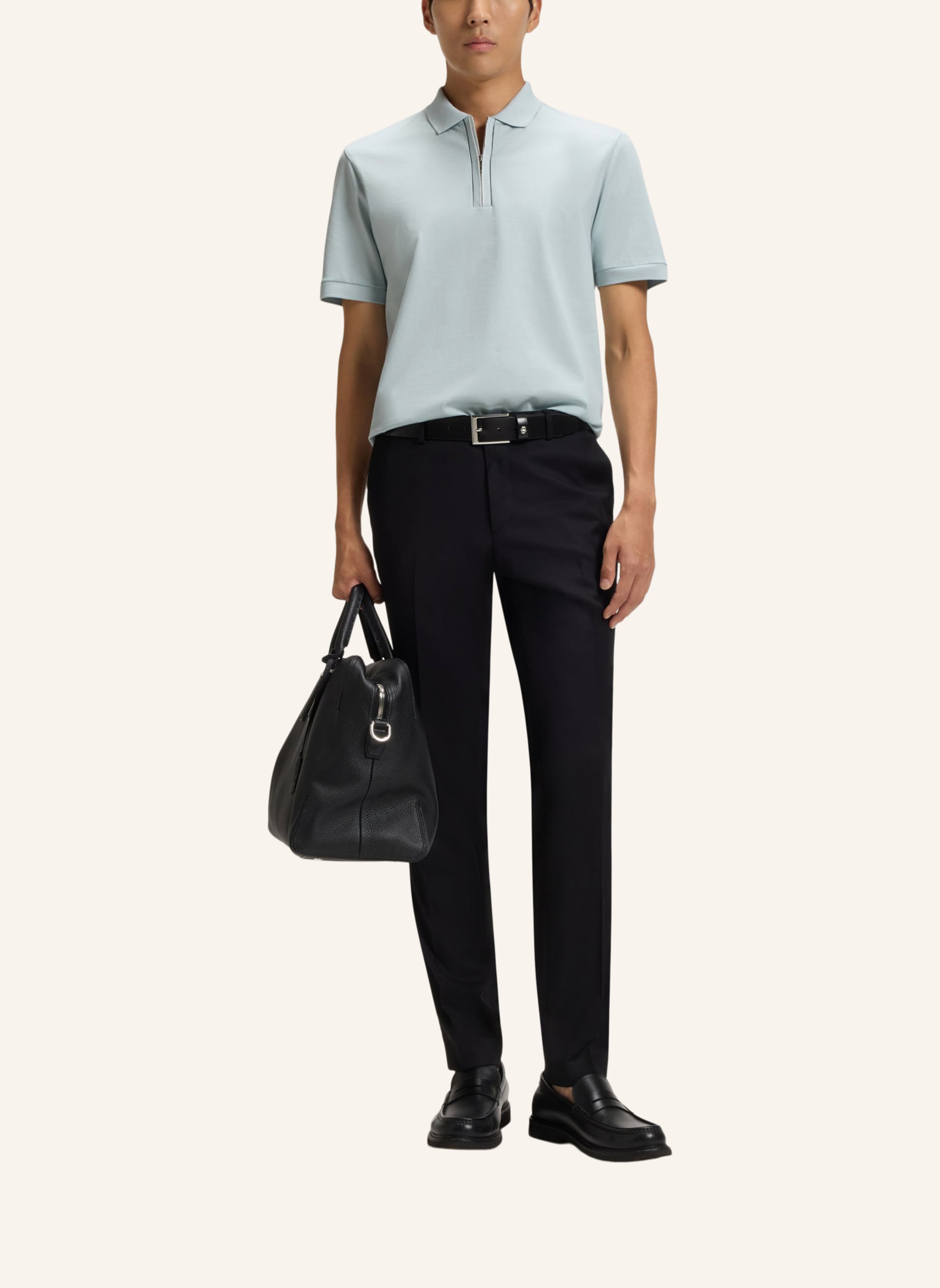 Thumbnail - Boss Poloshirt H-Paras 65 Regular Fit blau