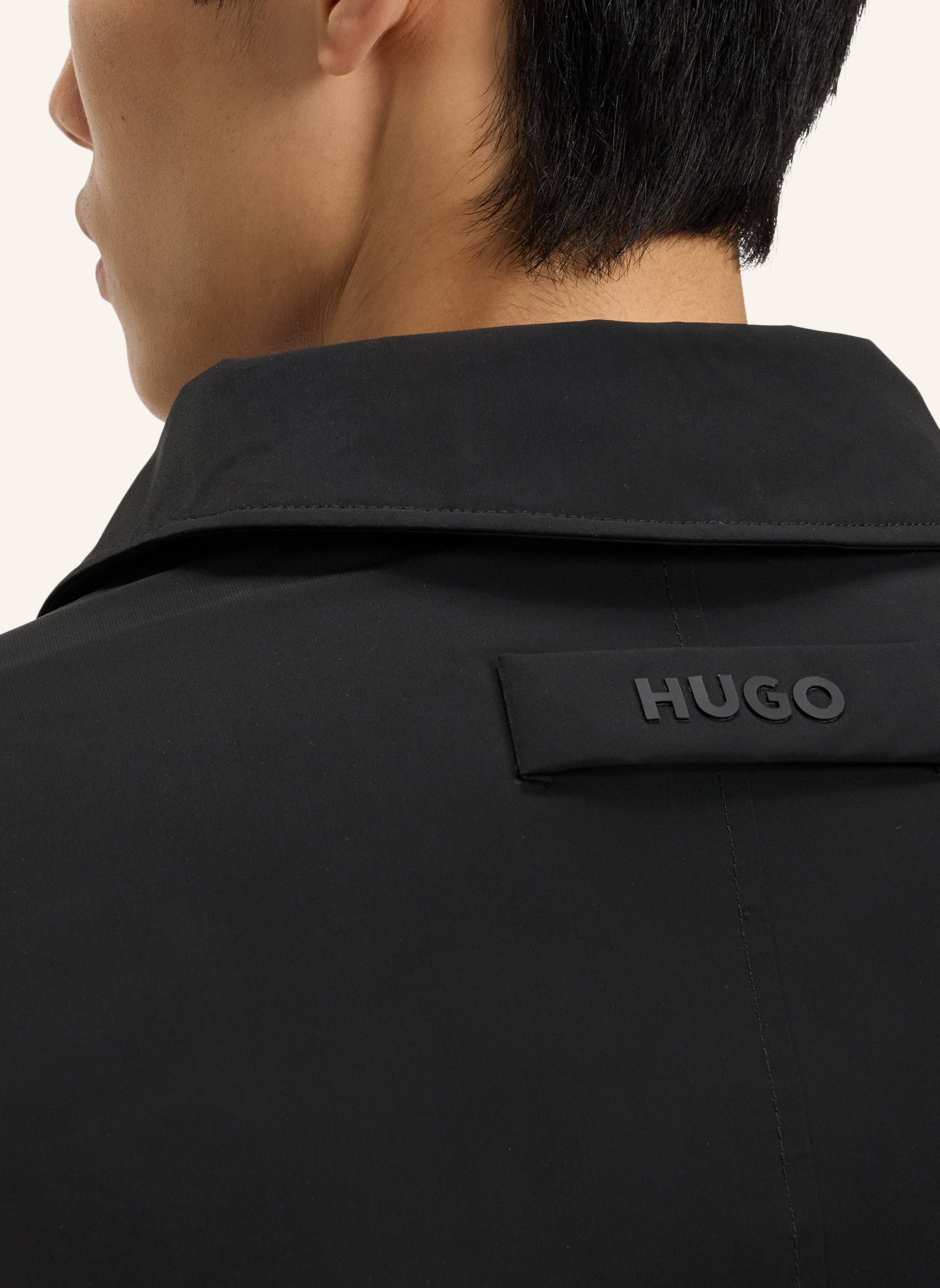 Thumbnail - Hugo Klassischer Mantel mever2541 Regular Fit schwarz