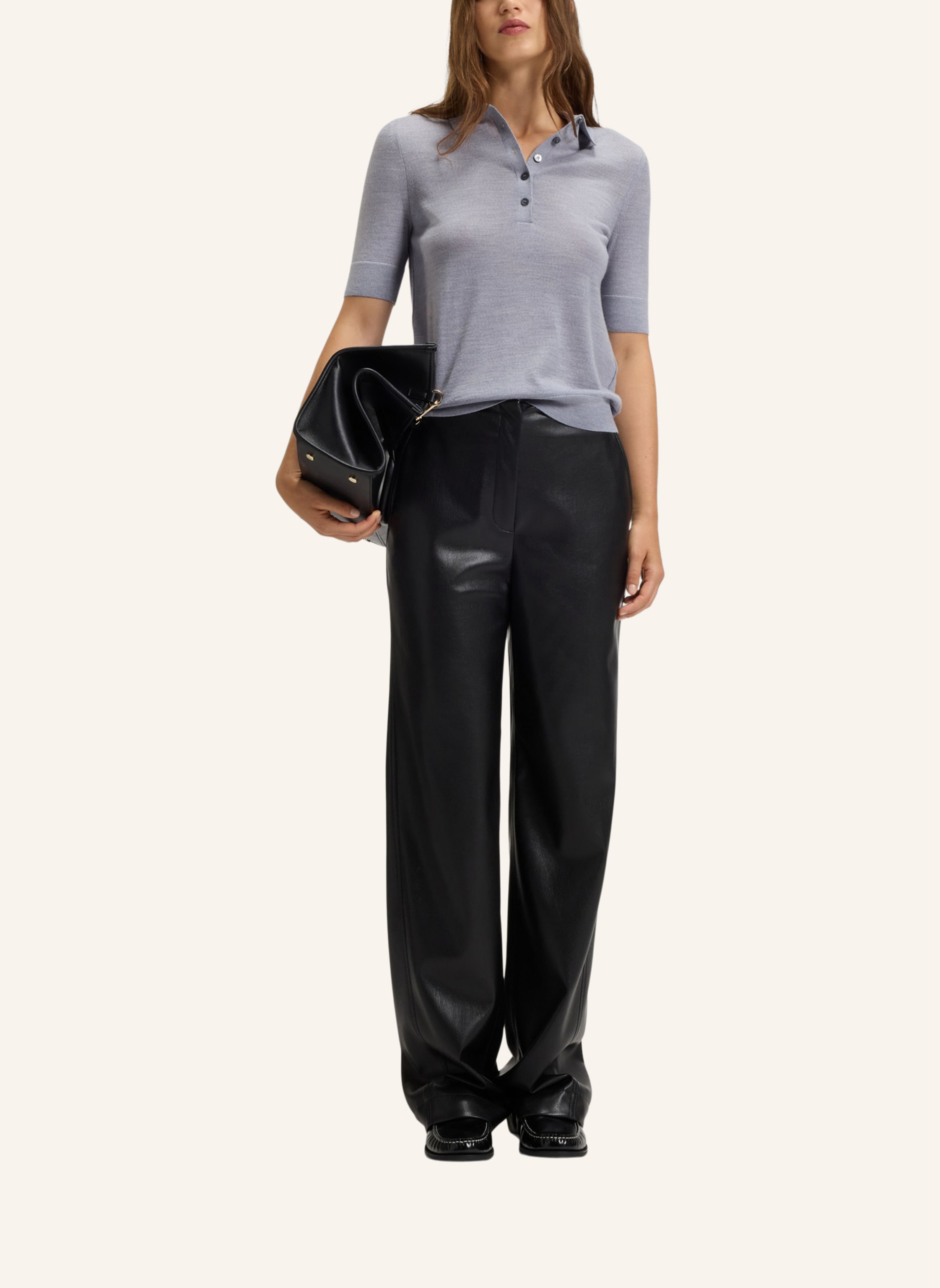 Thumbnail - Boss Pullover Fidenka Regular Fit grau