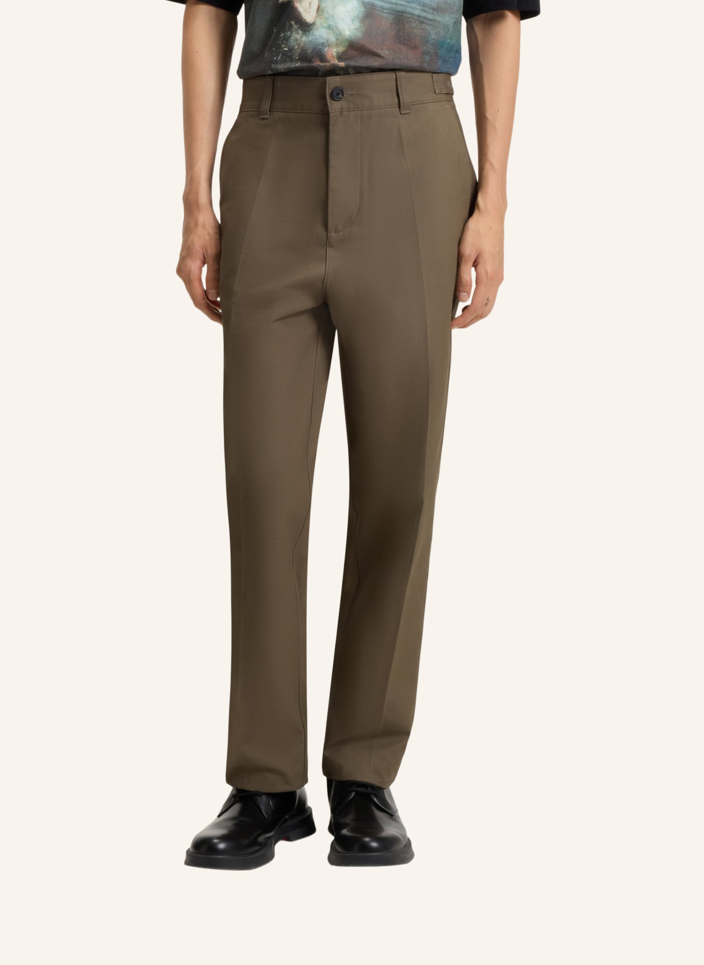 Thumbnail - Hugo Casual Hose genar253 Slim Fit grau