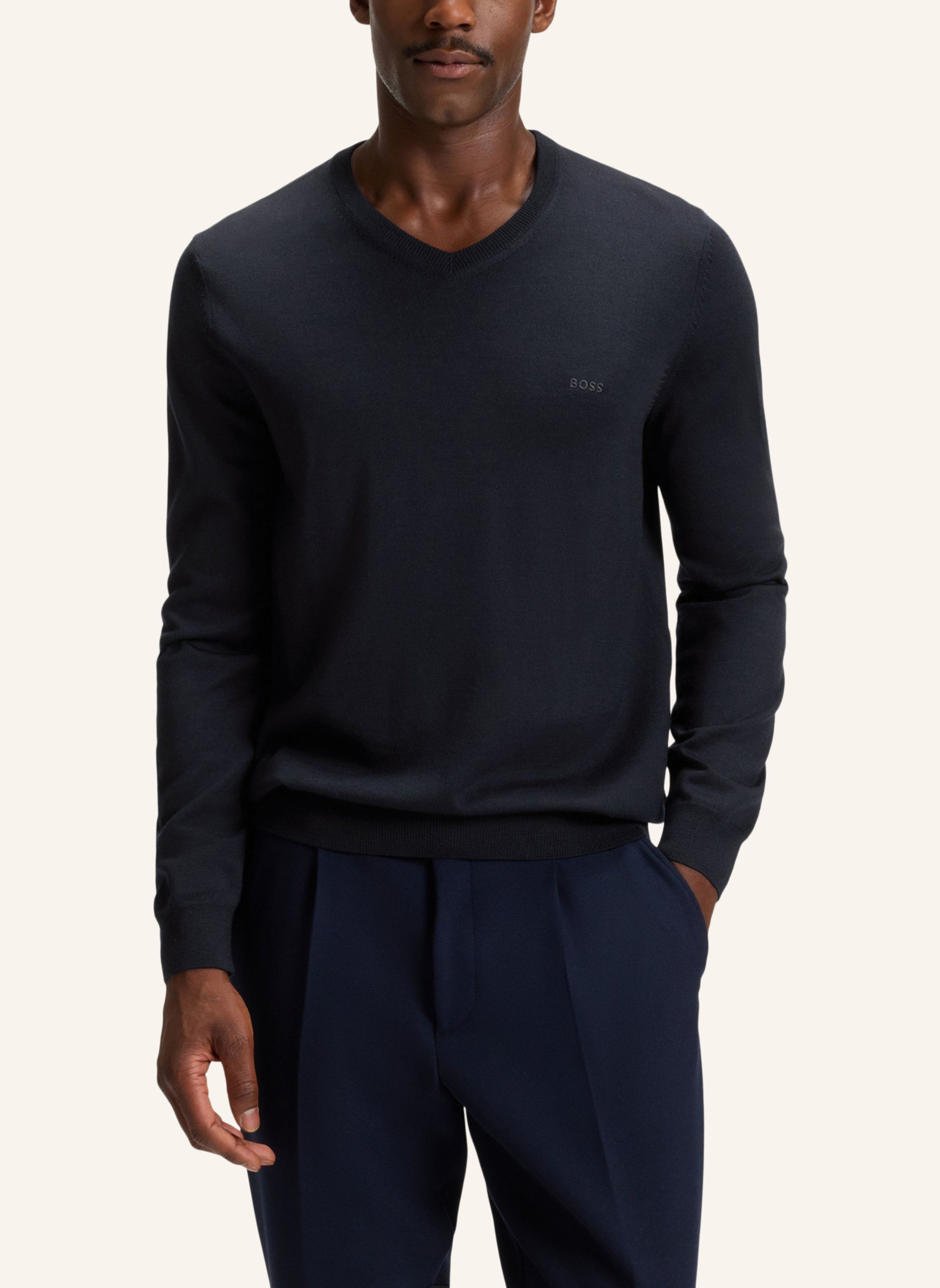 Thumbnail - Boss Pullover Baram-L Regular Fit blau