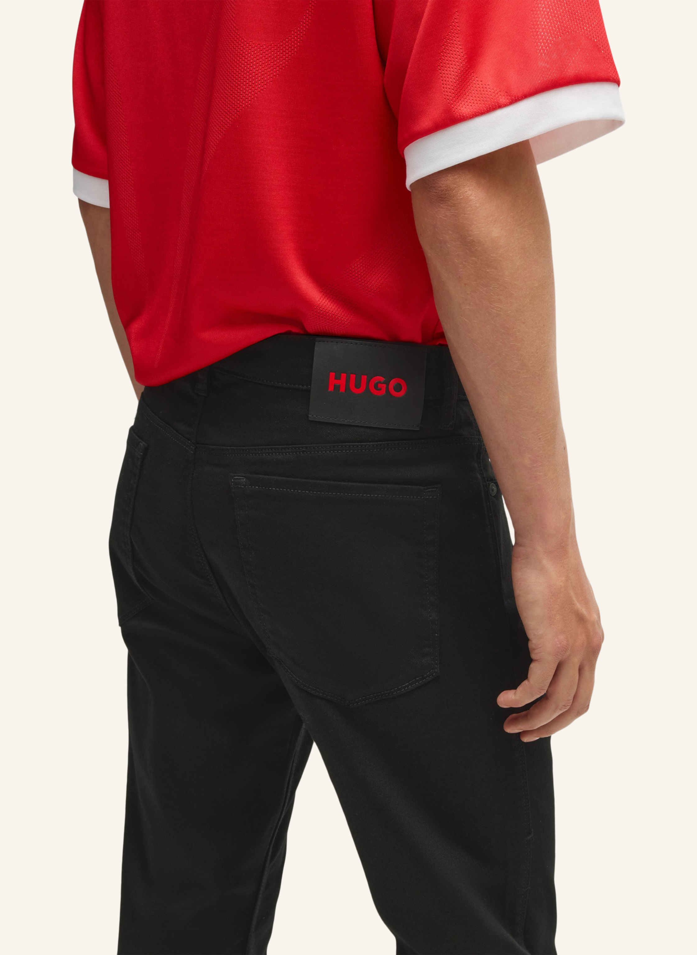 Thumbnail - Hugo Jeans Hugo 708 Slim Fit schwarz