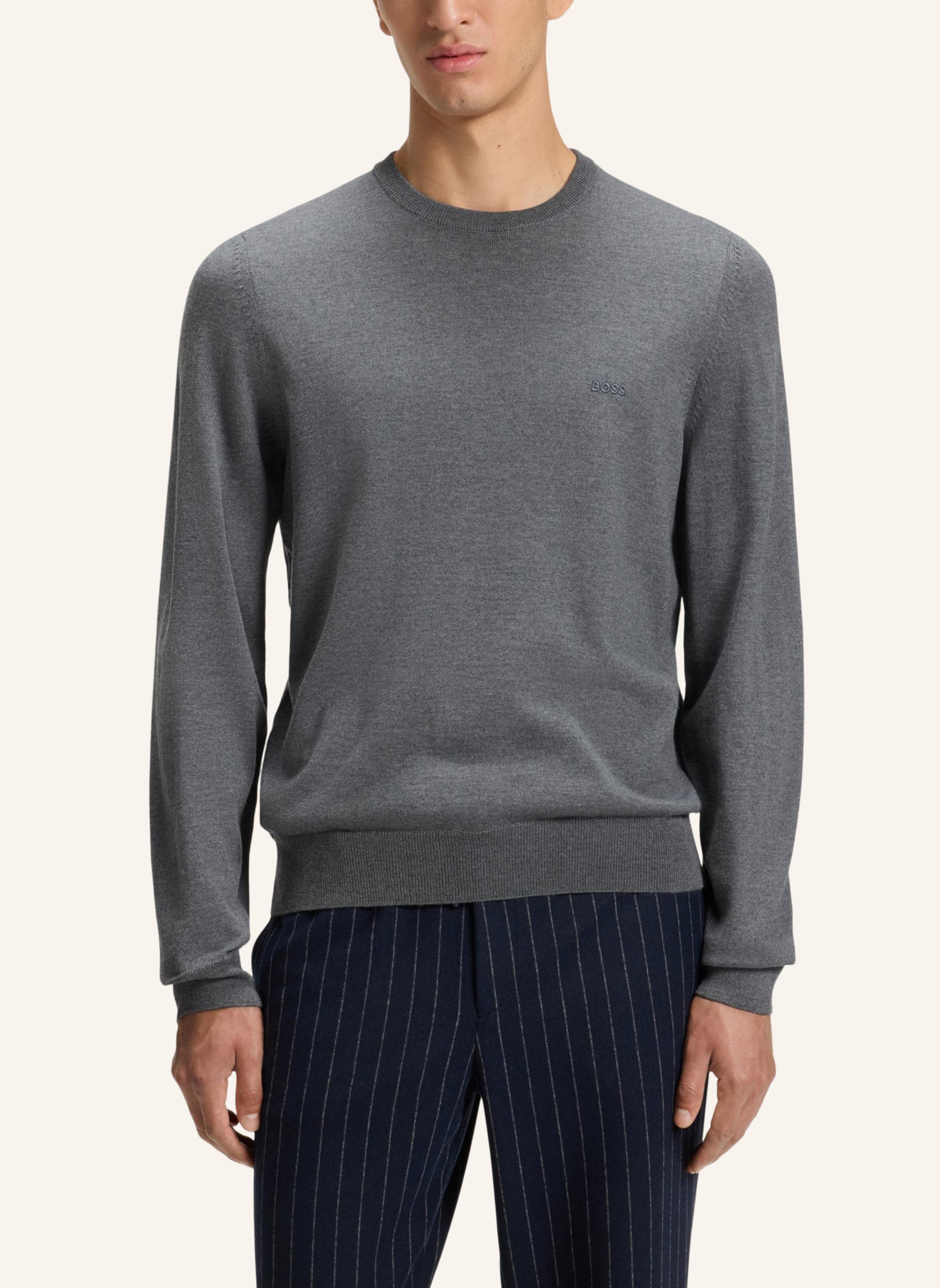 Thumbnail - Boss Pullover Botto-L Regular Fit grau