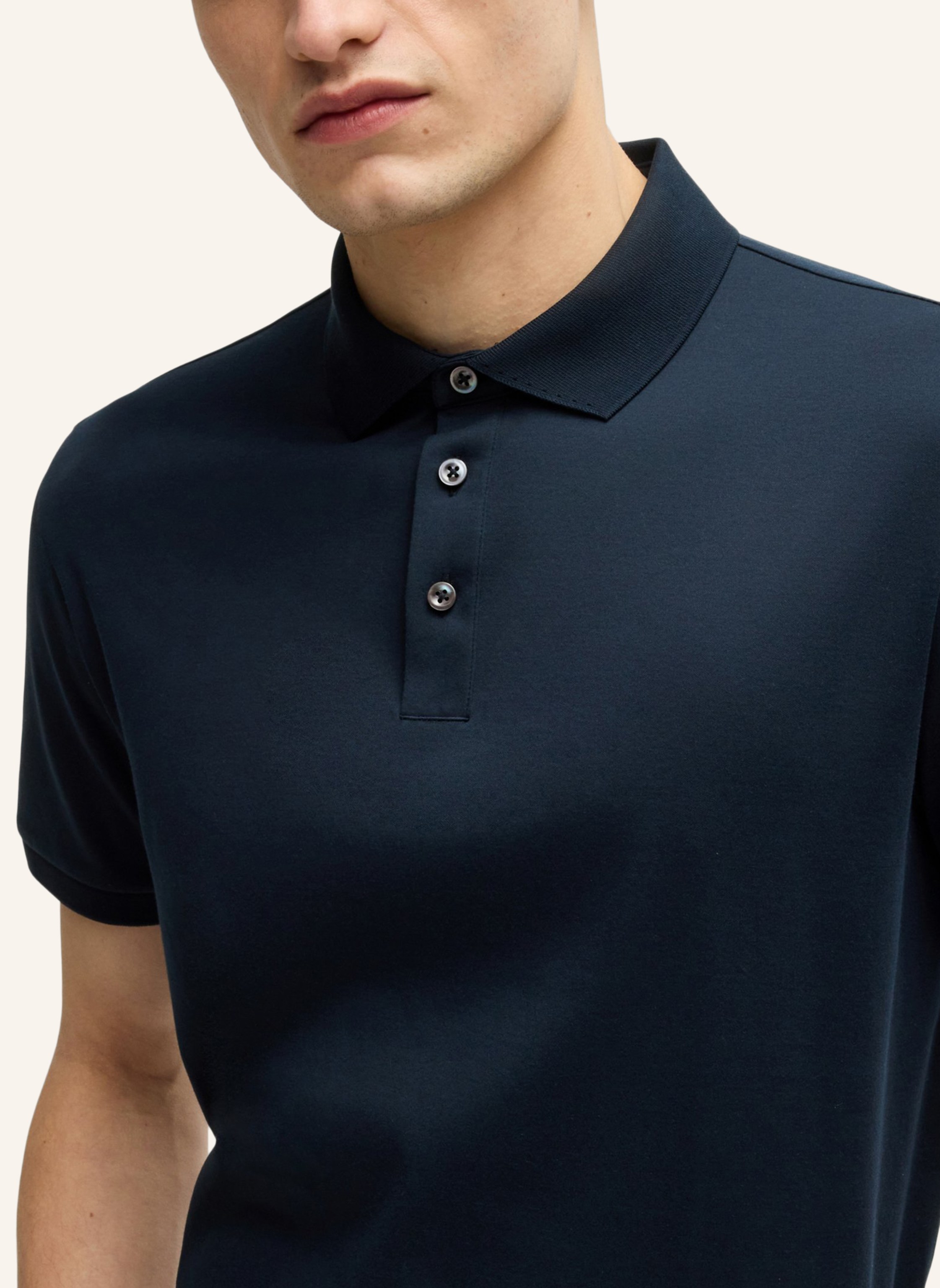 Thumbnail - Boss Poloshirt L-Perry 14 Regular Fit blau