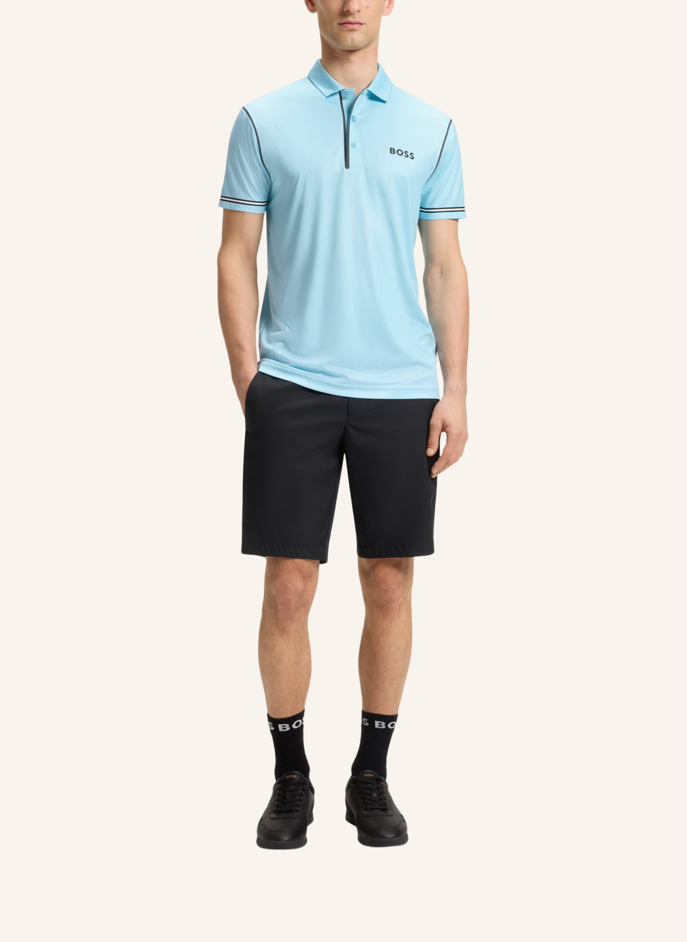 Thumbnail - Boss Poloshirt Paddytech Goc Regular Fit blau