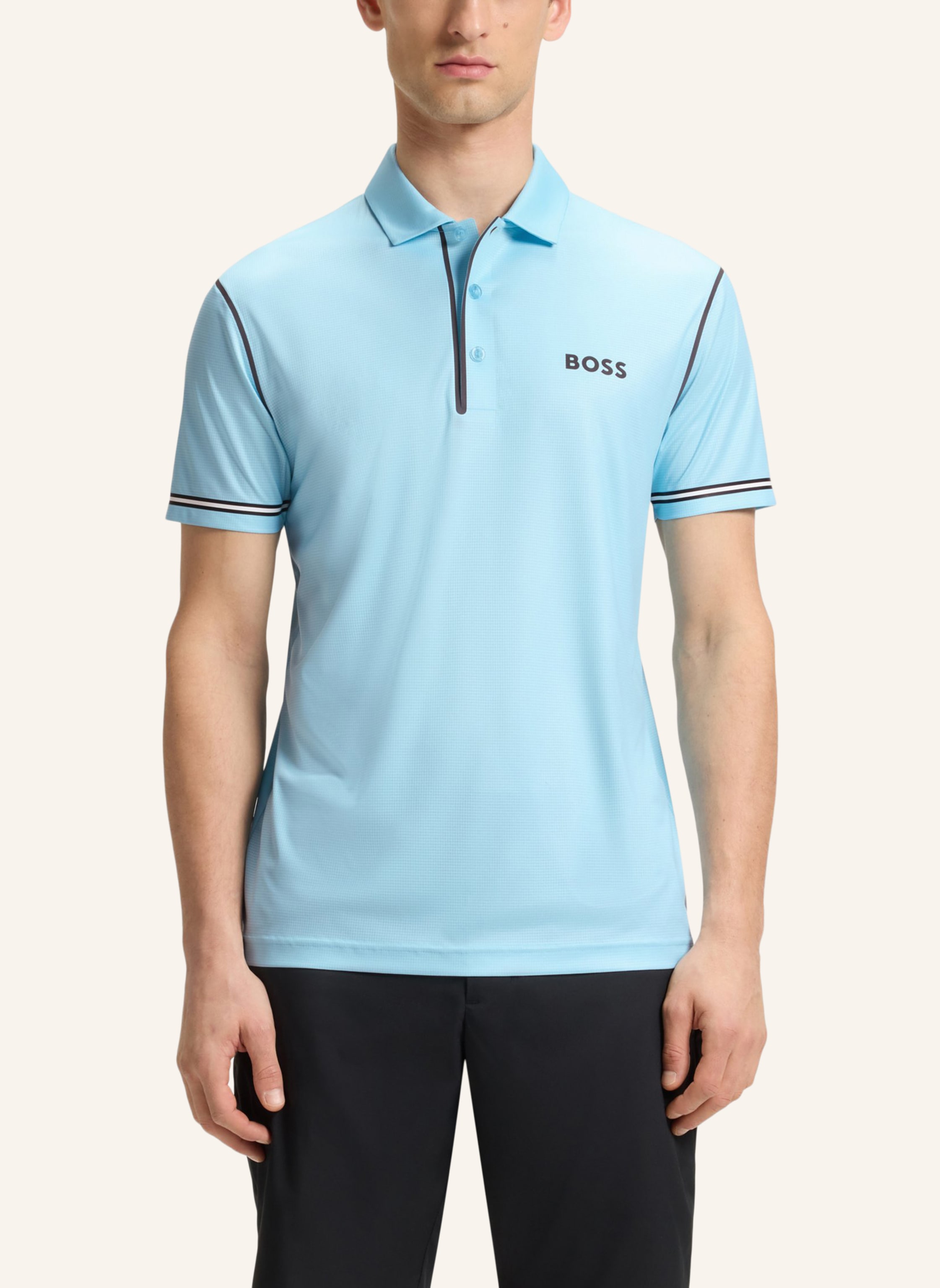 Thumbnail - Boss Poloshirt Paddytech Goc Regular Fit blau