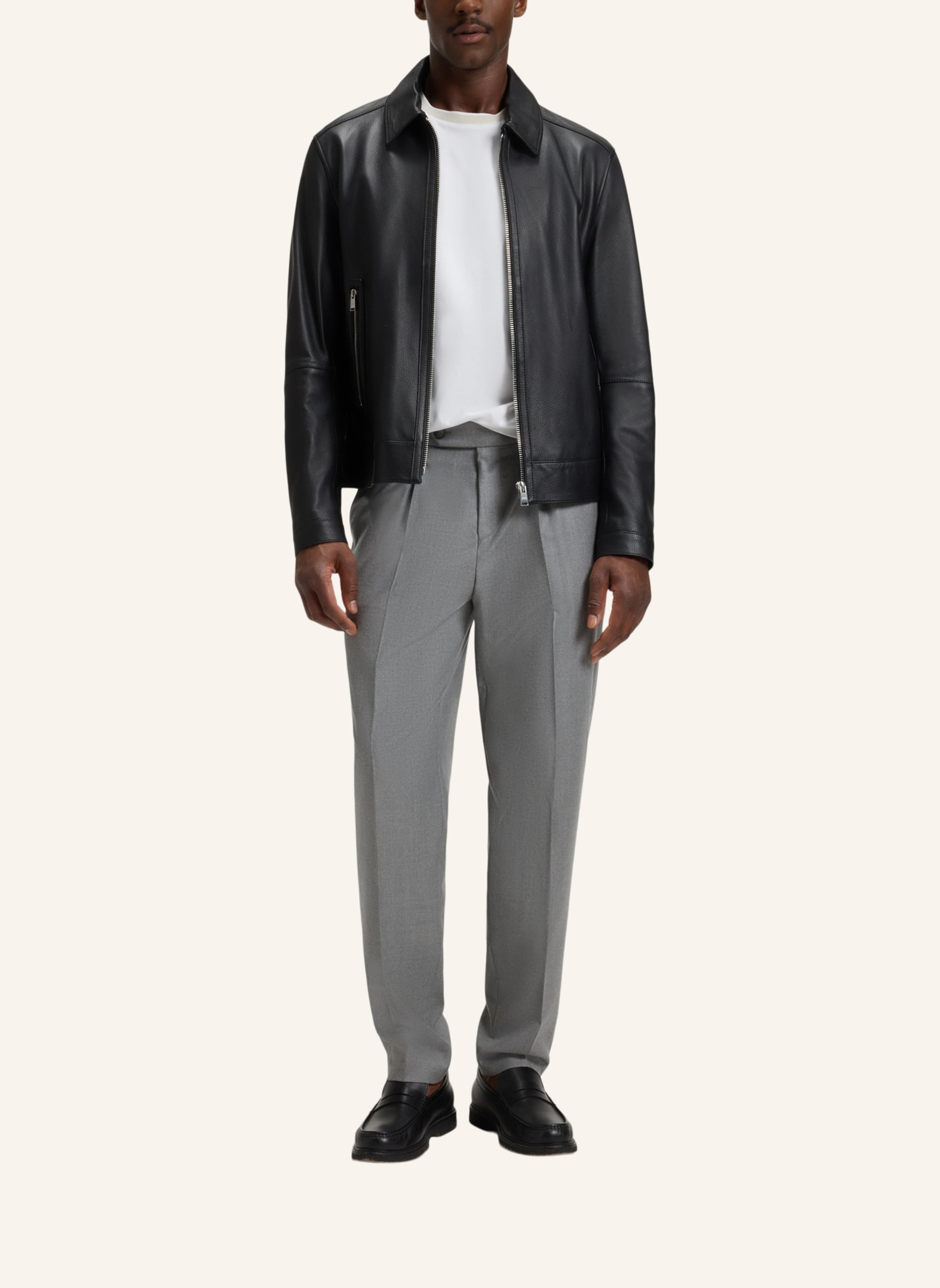 Thumbnail - Boss T-Shirt H-Tessler 200 Slim Fit weiss