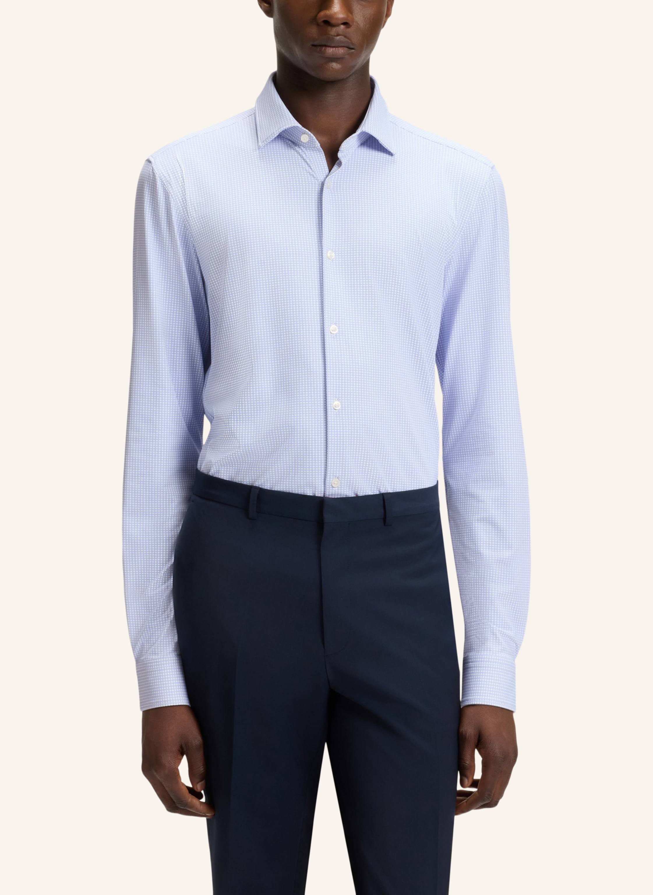 Thumbnail - Hugo Business Hemd Kenno Slim Fit blau