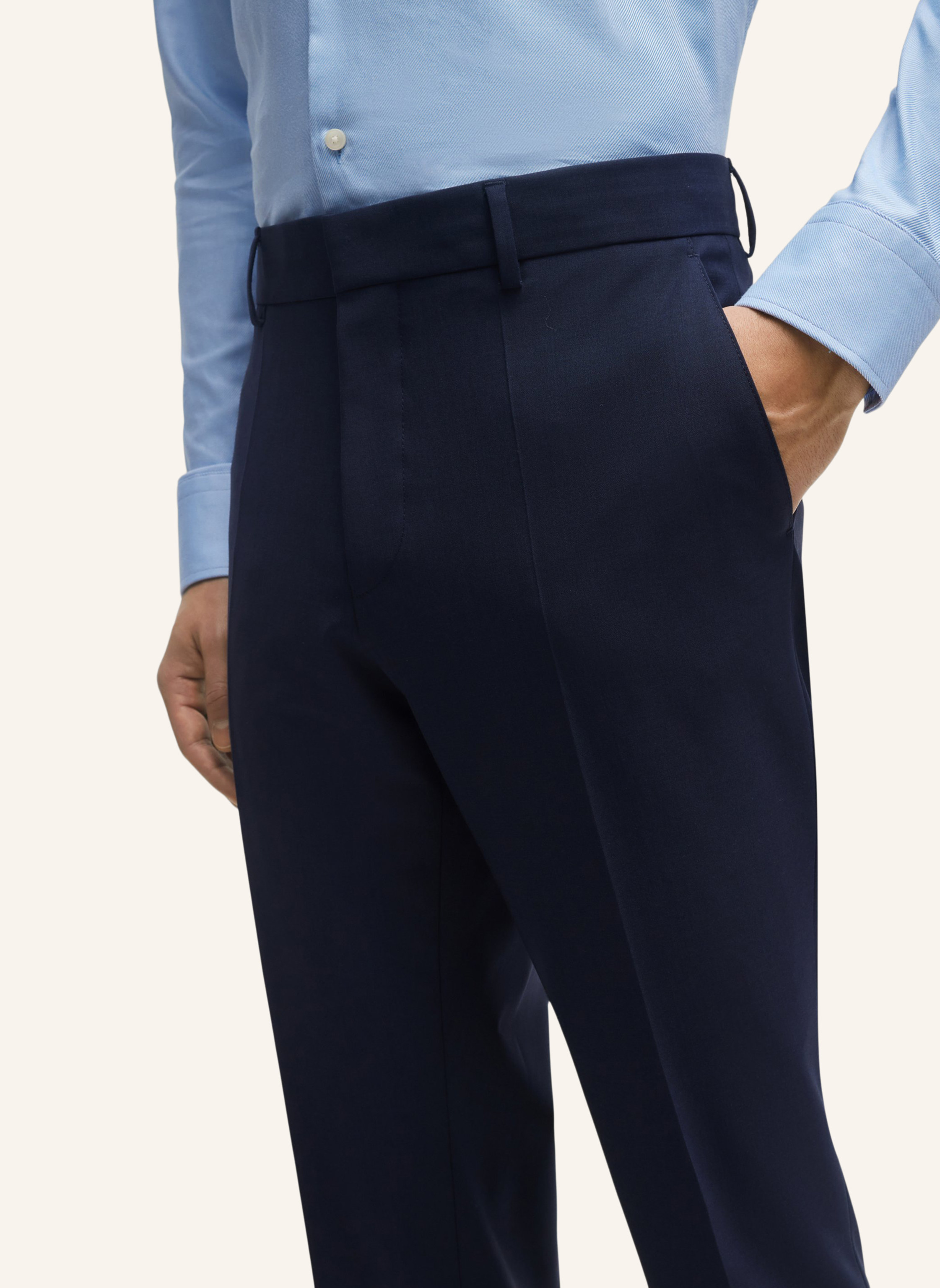 Thumbnail - Boss Business Hose H-Lenon-Mm-224 Regular Fit blau