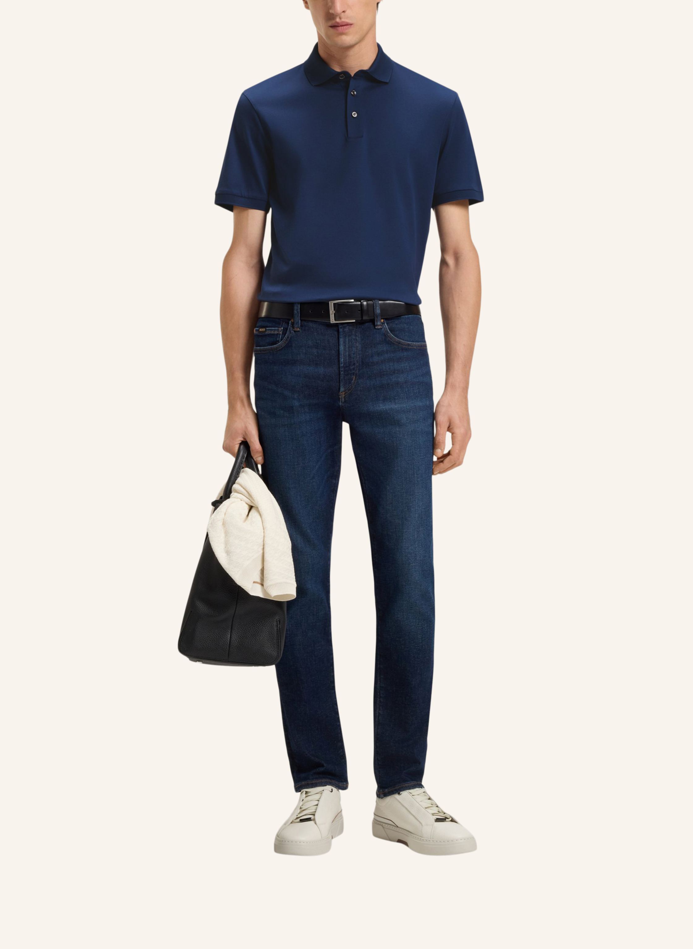 Thumbnail - Boss Poloshirt L-Perry 14 Regular Fit blau