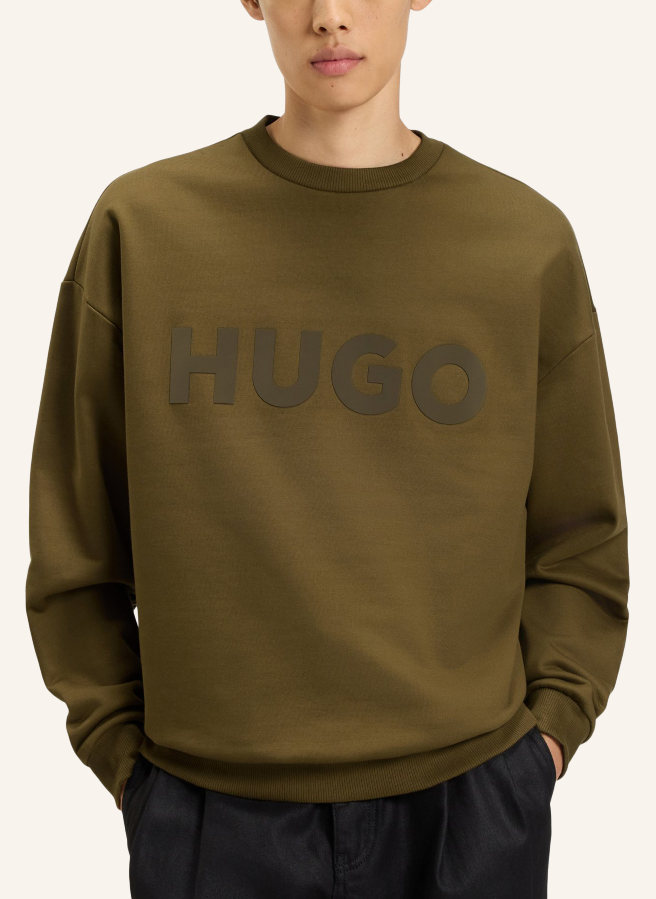 Thumbnail - Hugo Sweatshirt Dinex Oversize Fit gruen