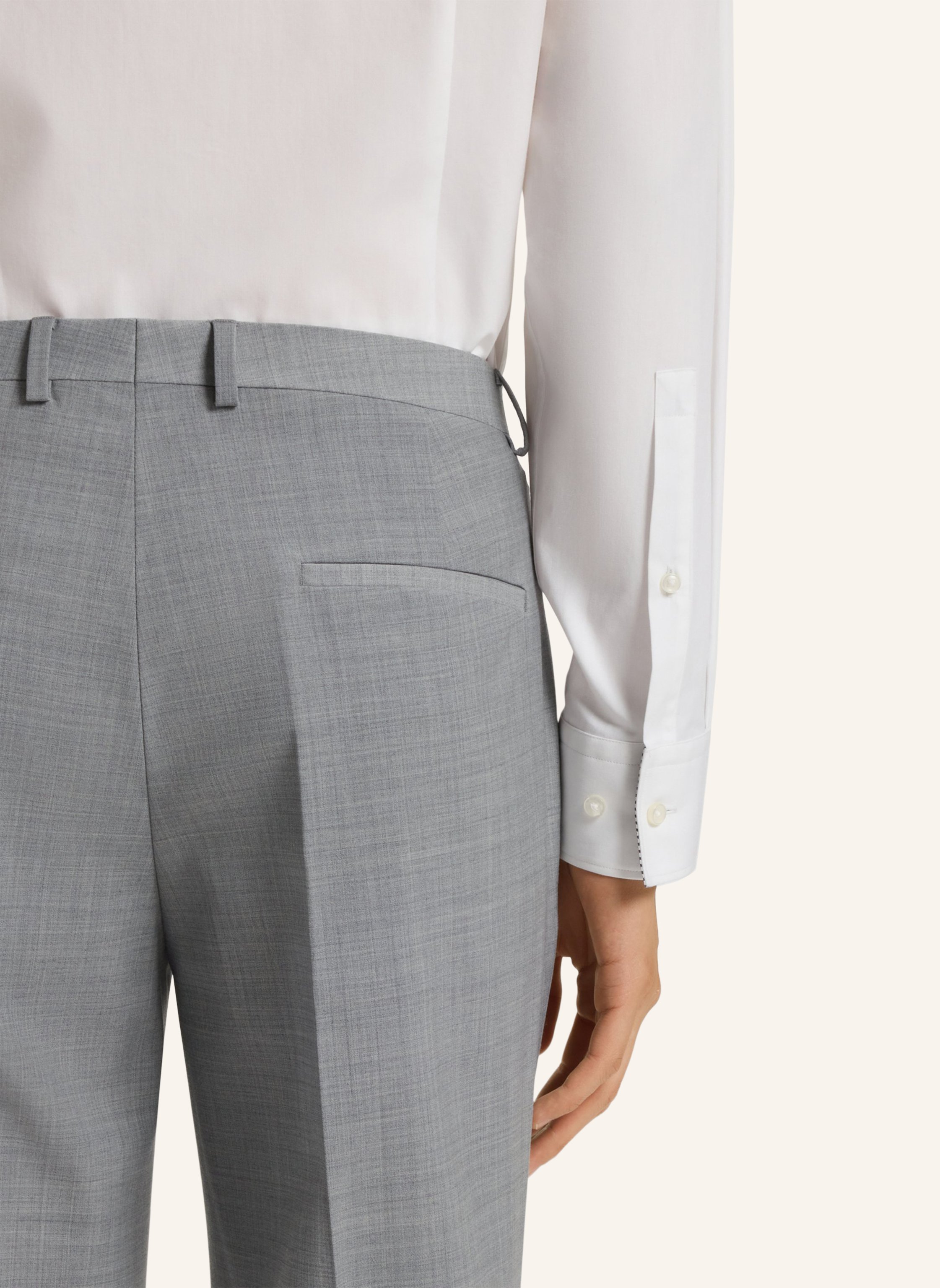 Thumbnail - Hugo Business Hose hesten253x-Mh Extra-Slim Fit grau