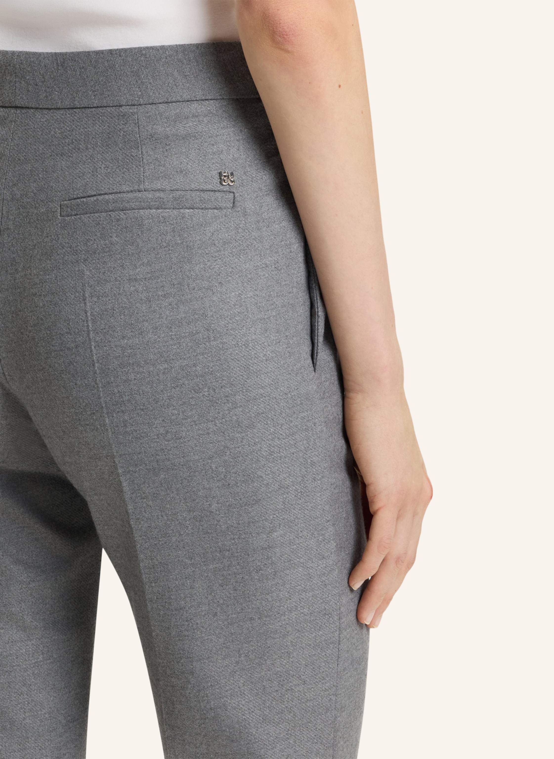Thumbnail - Hugo Business Hose Hezane Regular Fit silber