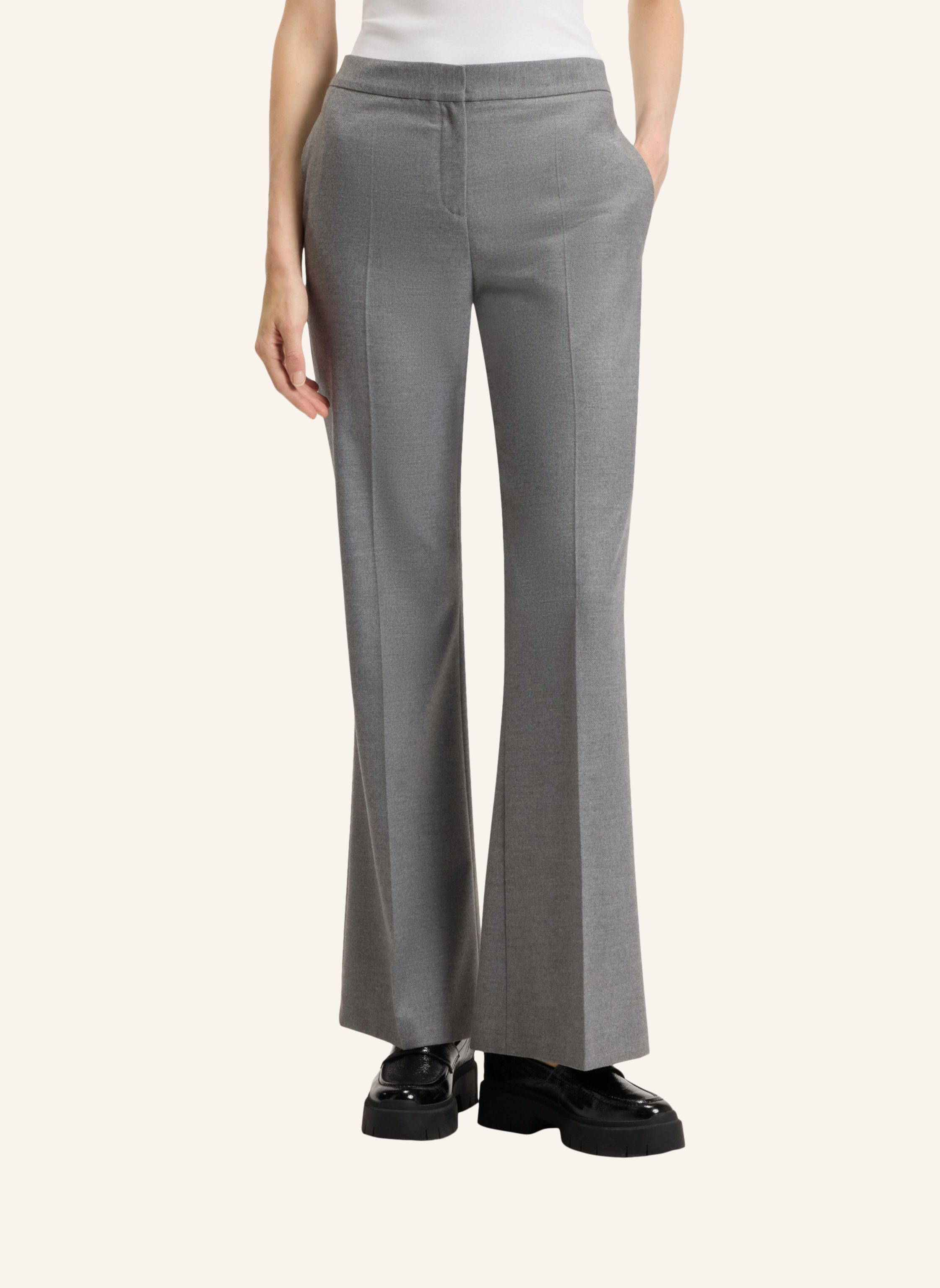 Thumbnail - Hugo Business Hose Hezane Regular Fit silber