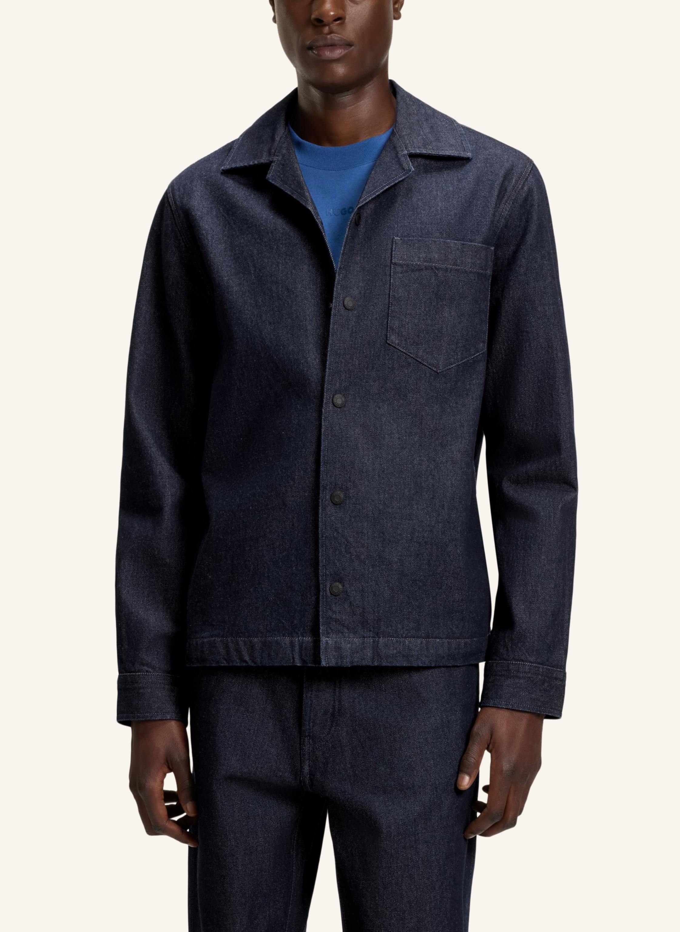 Thumbnail - Hugo Business Hemd Edelo Oversize Fit blau