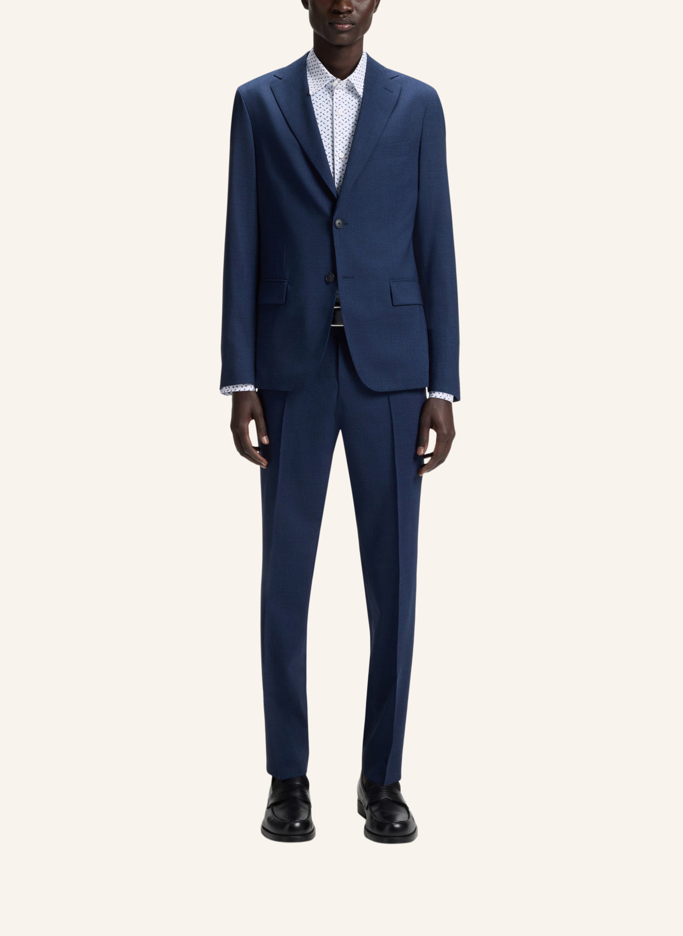 Thumbnail - Boss Casual Hemd P-Roan-Kent-c1-233 Slim Fit blau