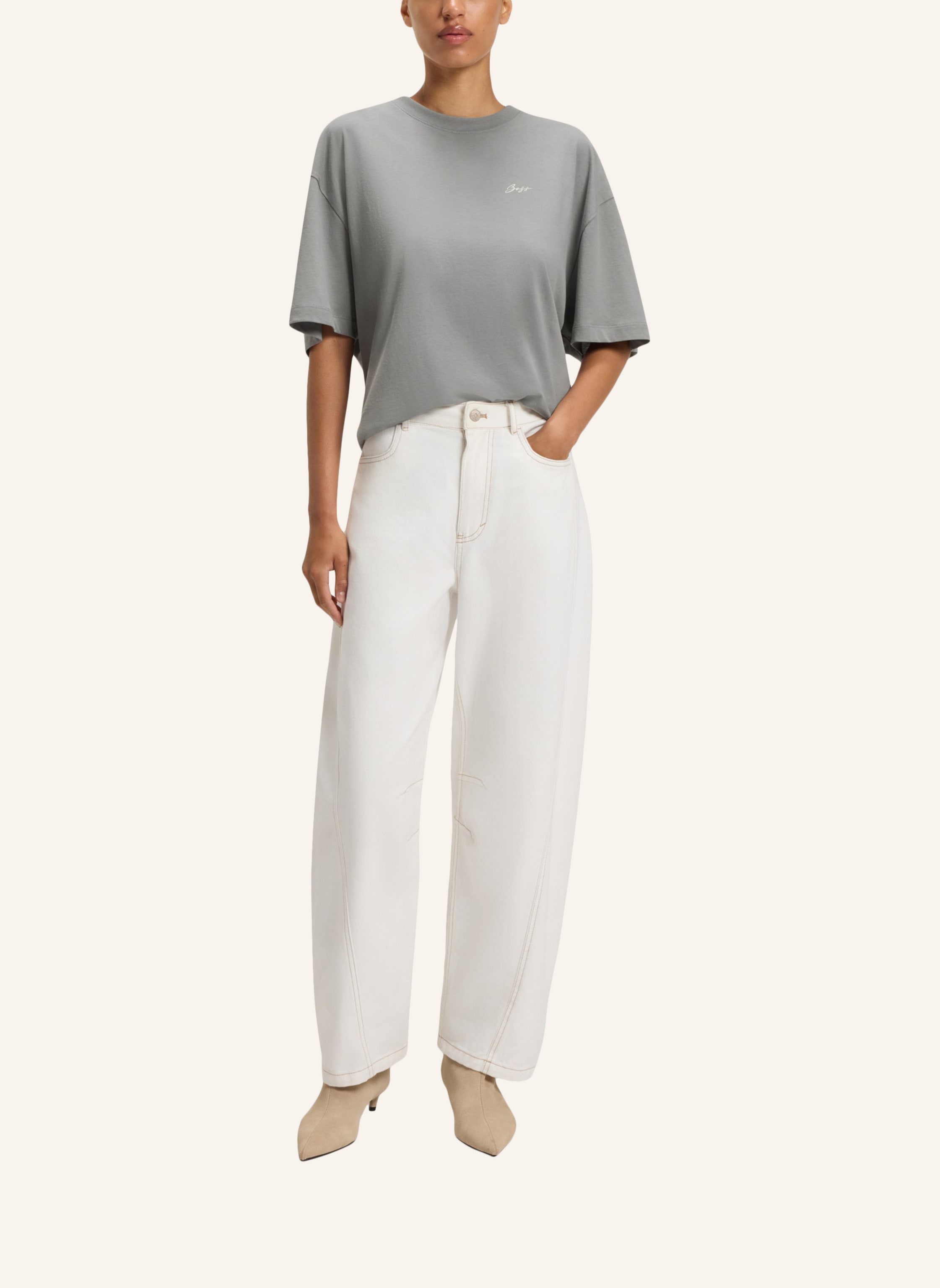 Thumbnail - Boss T-Shirt C_Eboyfriend_5 Oversize Fit blau