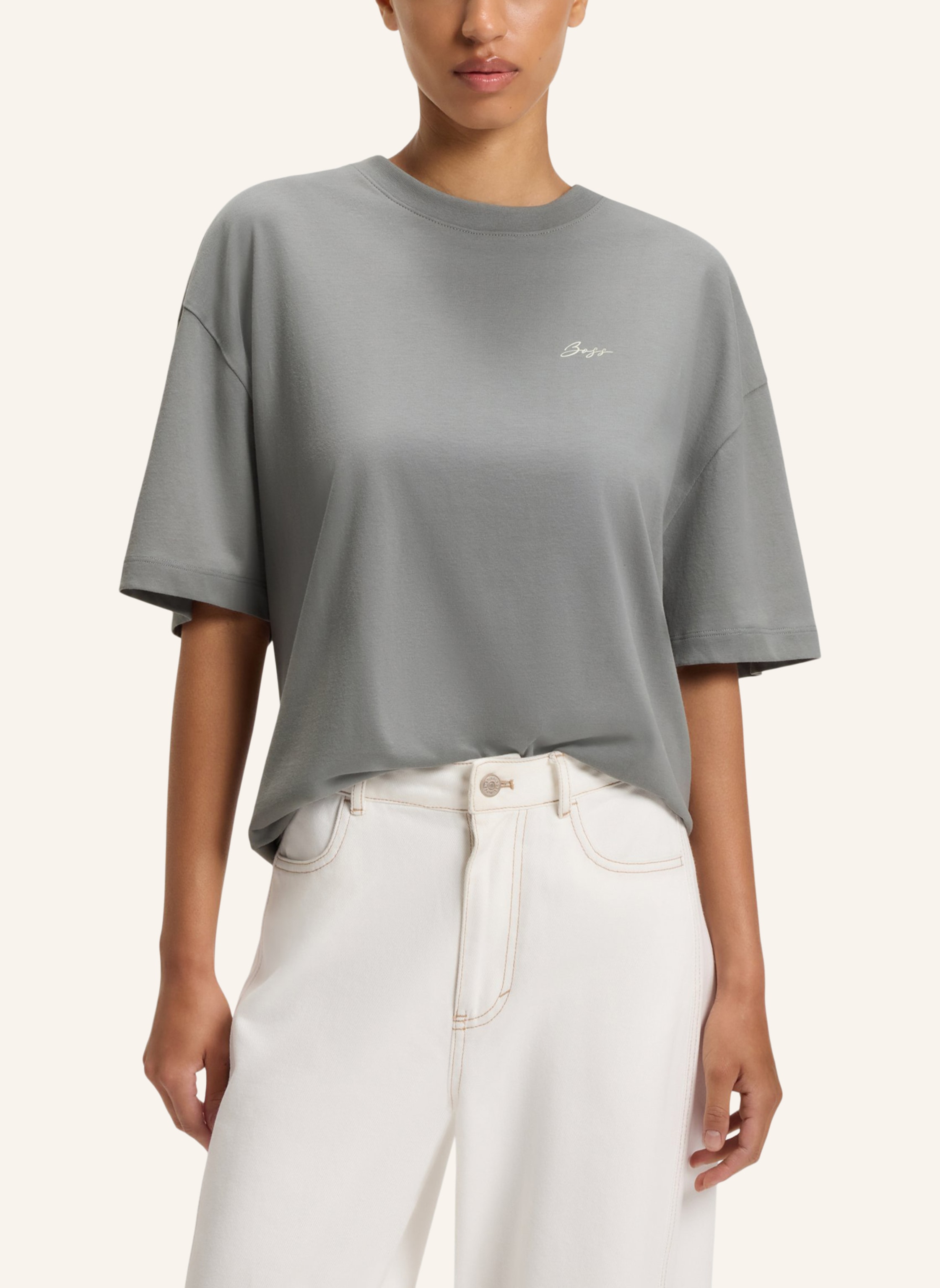 Thumbnail - Boss T-Shirt C_Eboyfriend_5 Oversize Fit blau