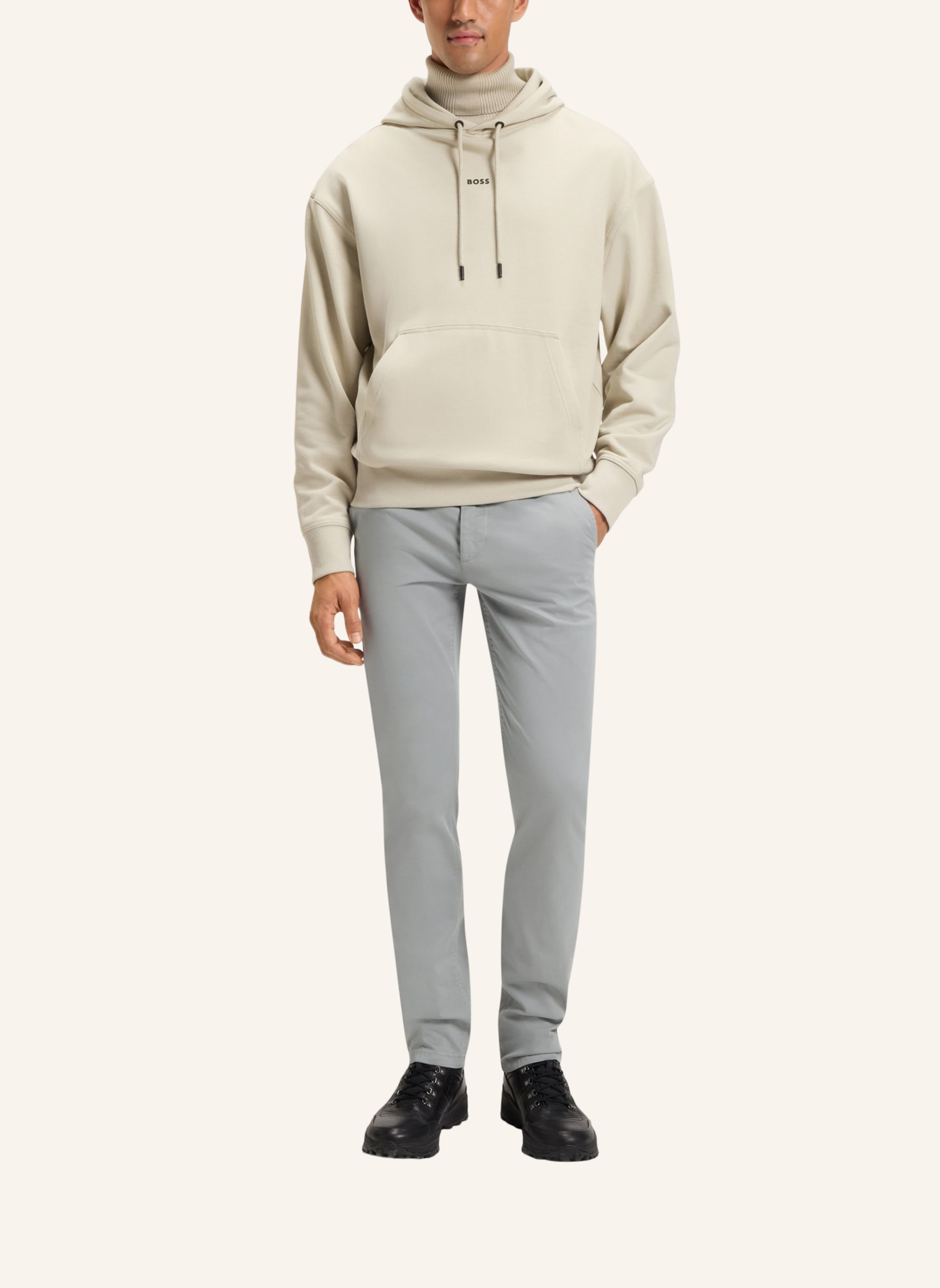 Thumbnail - Boss Chino Chino Slim Fit silber