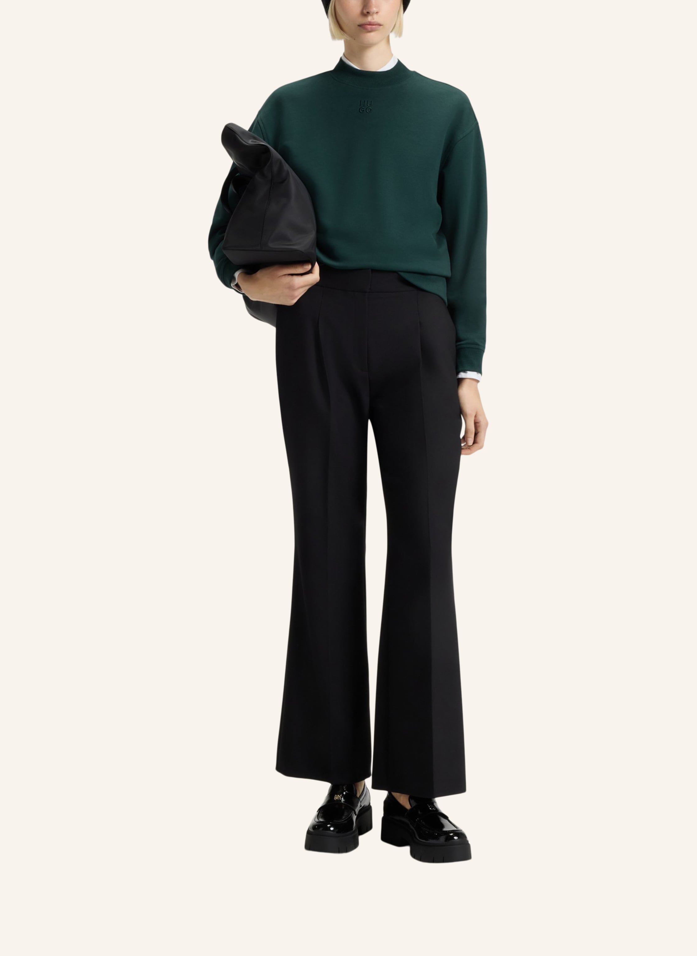 Thumbnail - Hugo Sweatshirt Daxandria Regular Fit gruen