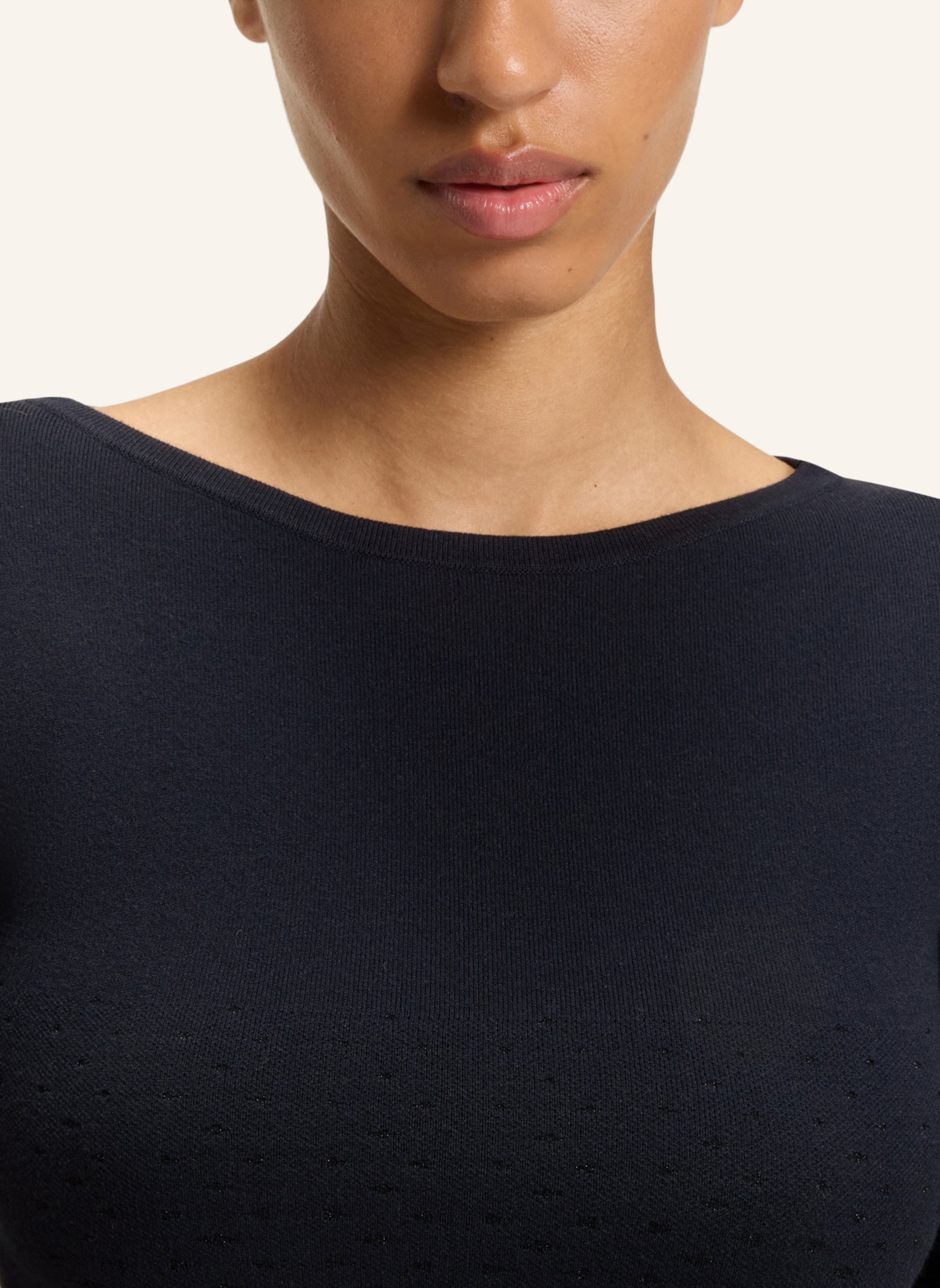 Thumbnail - Boss Gestricktes Kleid C_Famme_1 Regular Fit blau