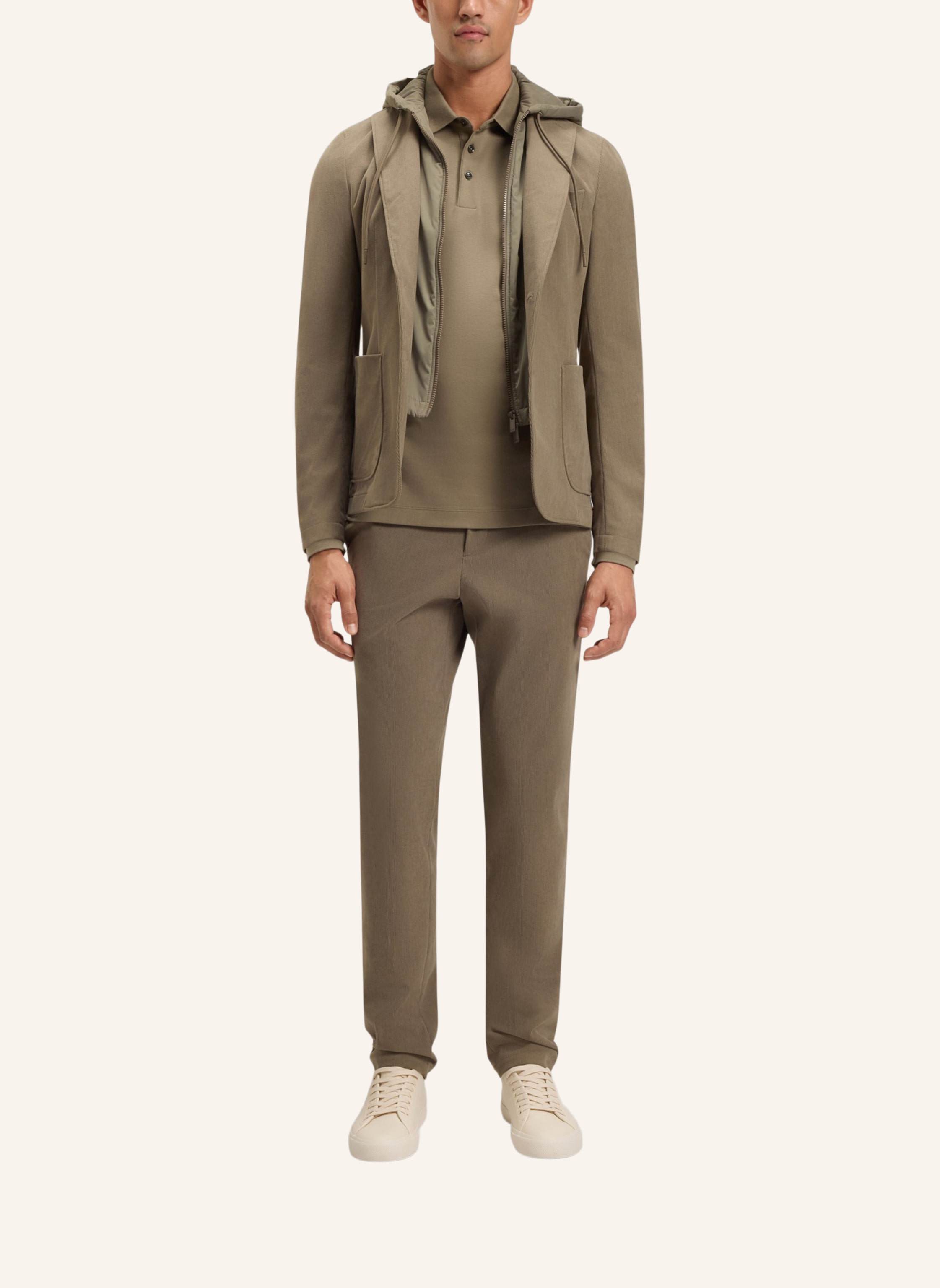 Thumbnail - Boss Jersey-Poloshirt Pado braun