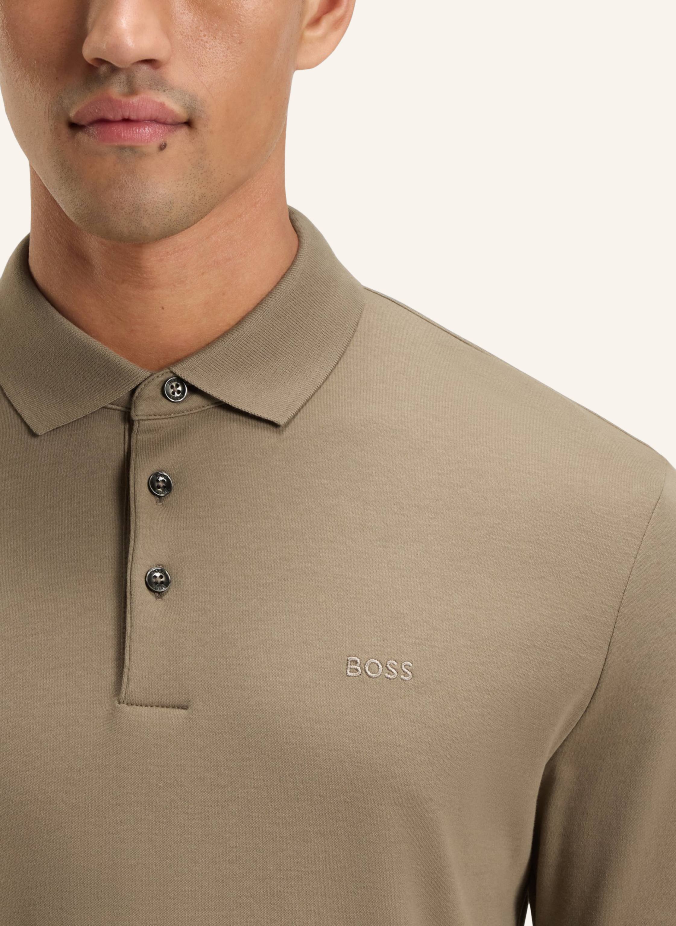 Thumbnail - Boss Jersey-Poloshirt Pado braun