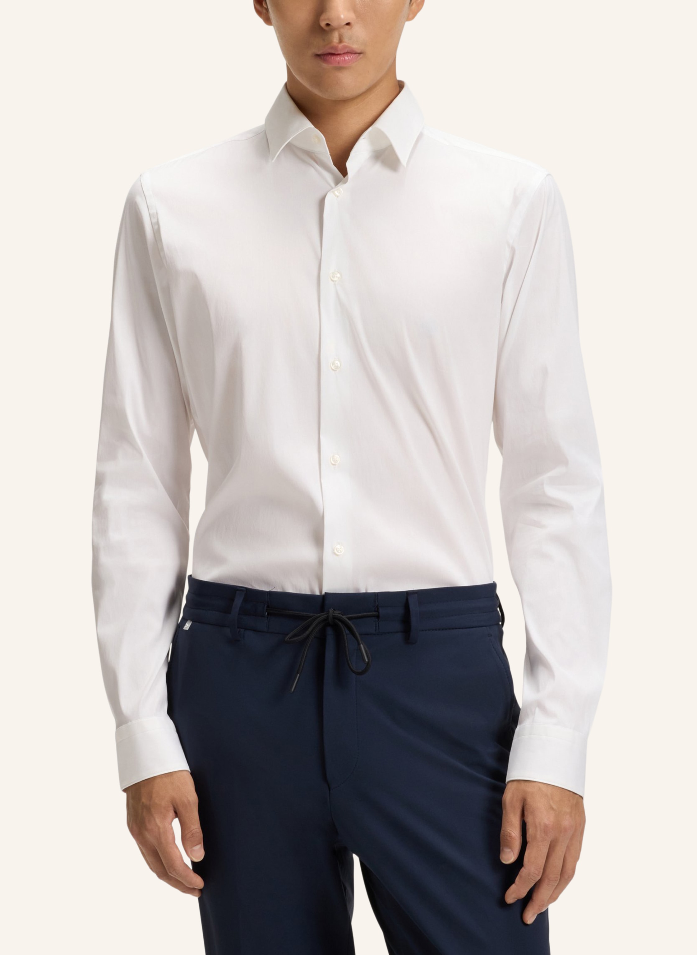 Thumbnail - Boss Business Hemd P-Ray-S-Kent-c1-224 Extra-Slim Fit weiss