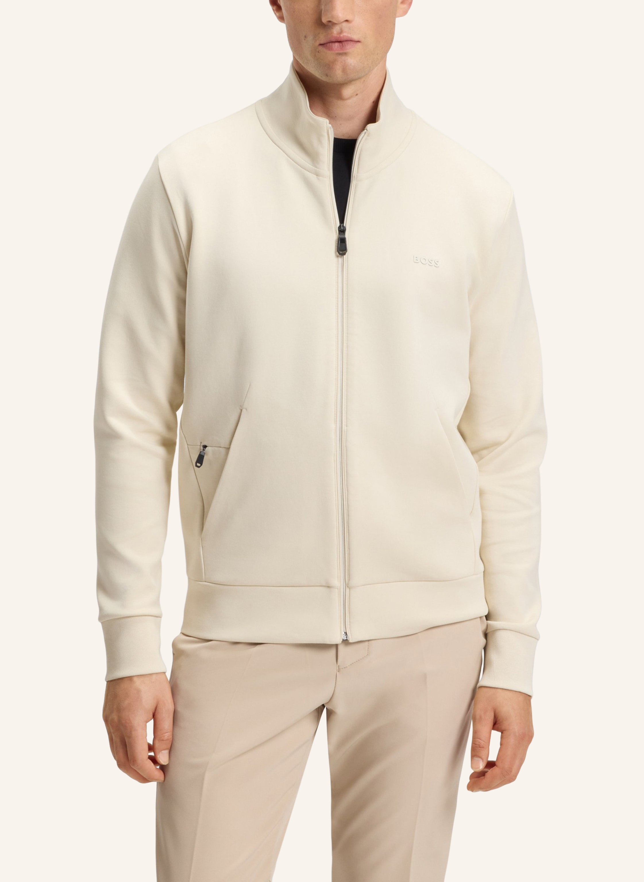 Thumbnail - Boss Sweatshirt Skaz Regular Fit weiss
