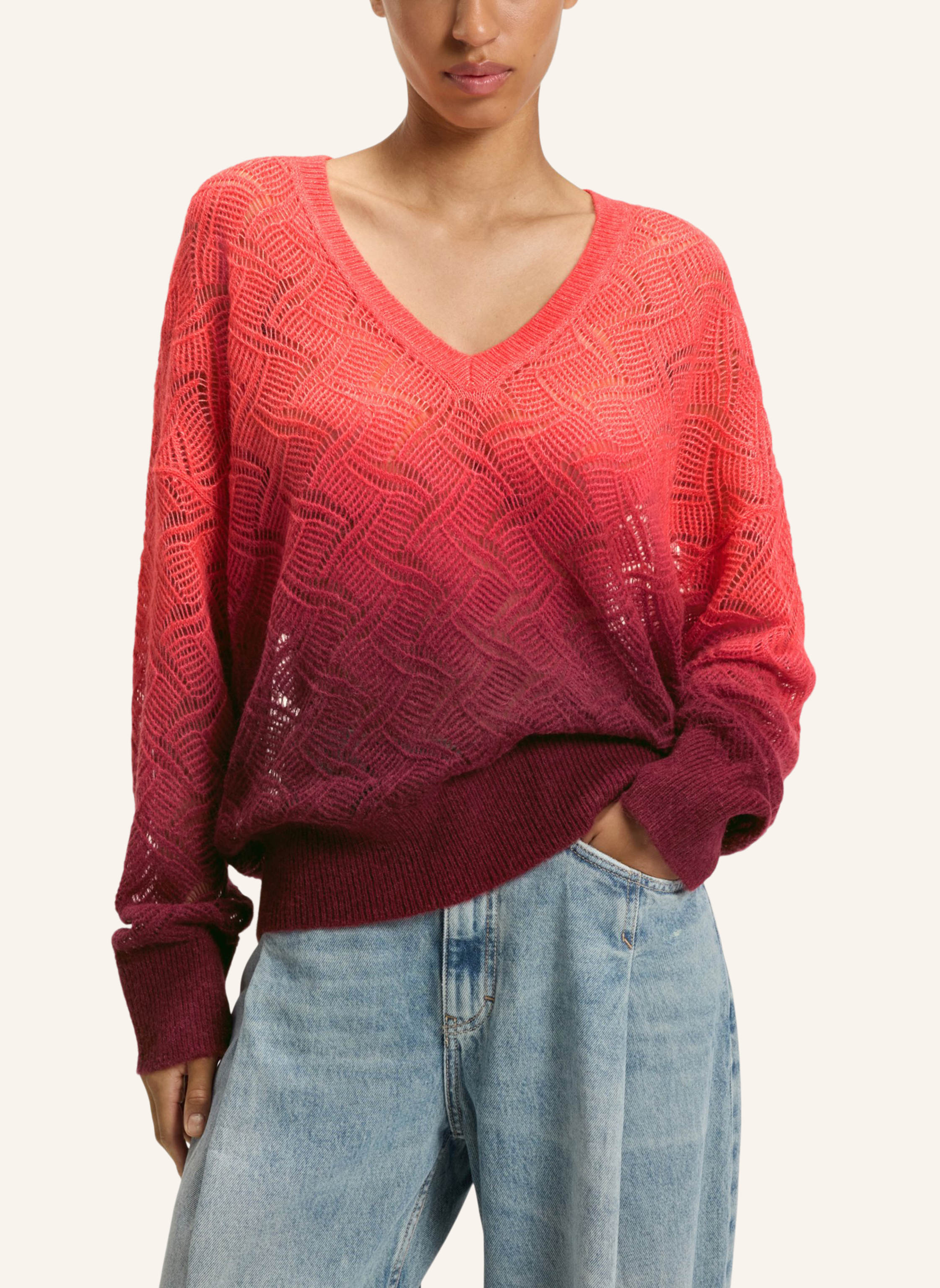 Thumbnail - Boss Pullover C_Frigioni Relaxed Fit weiss