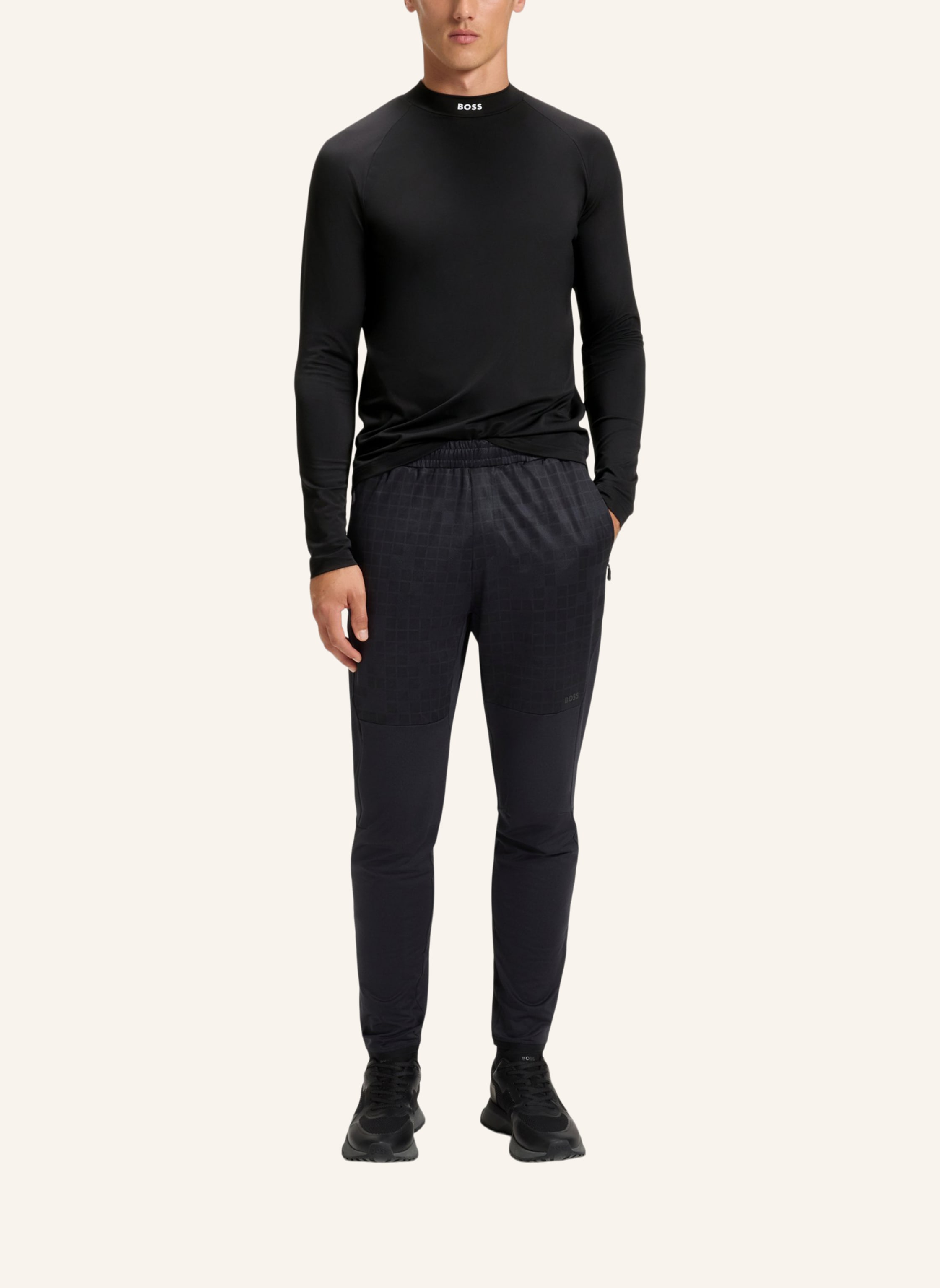 Thumbnail - Boss T-Shirt Tock Active Slim Fit schwarz