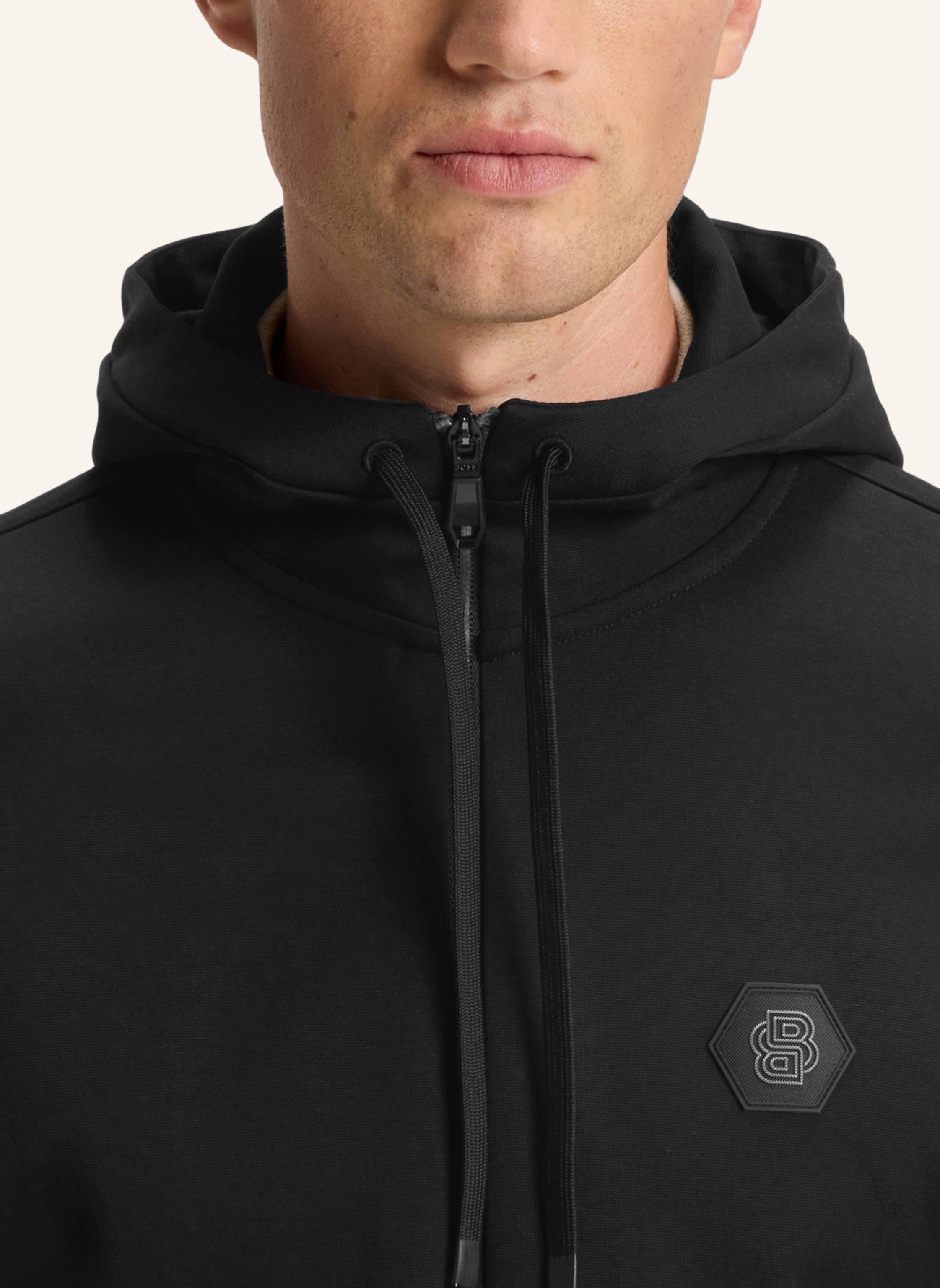 Thumbnail - Boss Sweatshirt Saggy Future Relaxed Fit schwarz