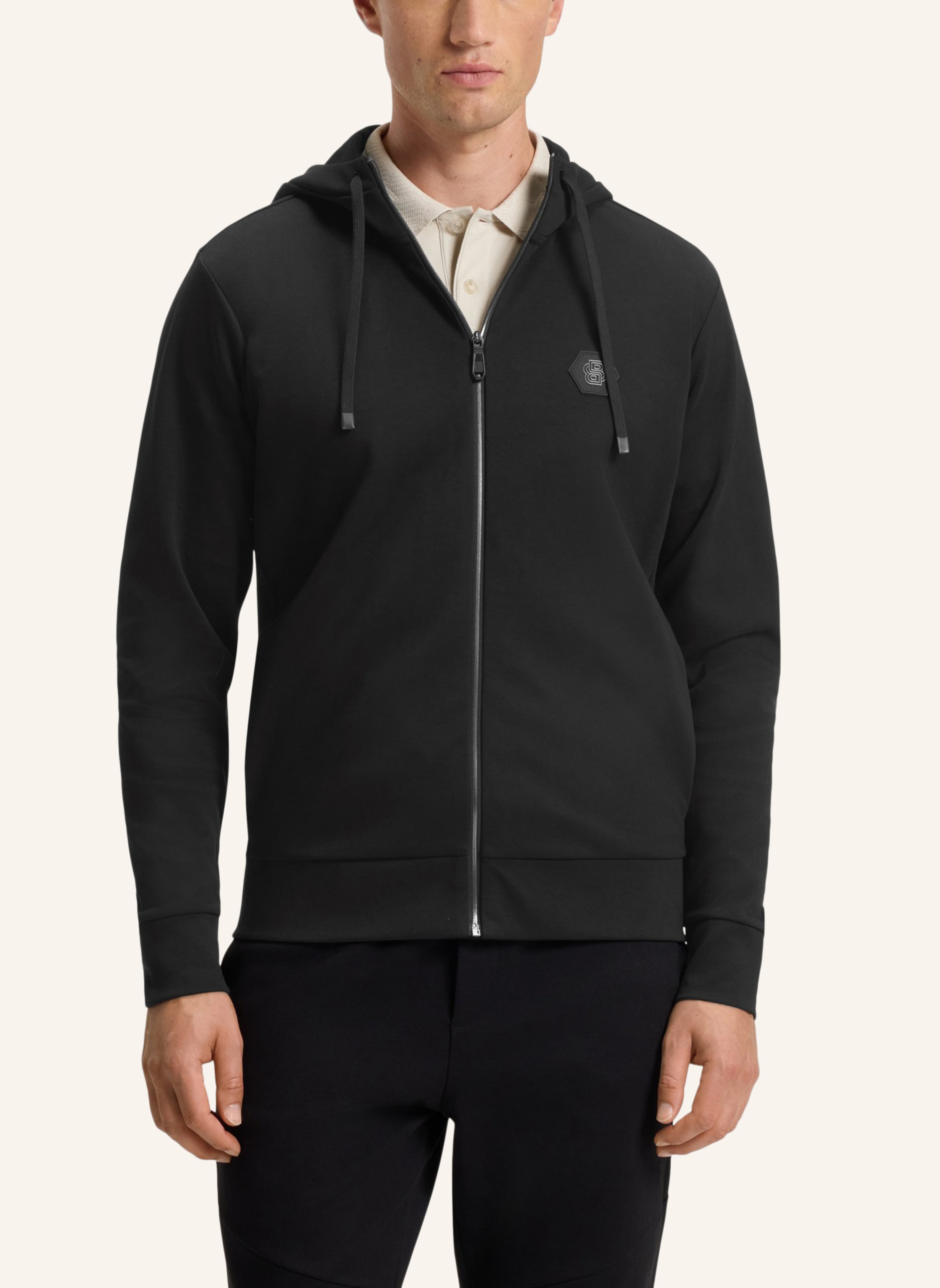 Thumbnail - Boss Sweatshirt Saggy Future Relaxed Fit schwarz