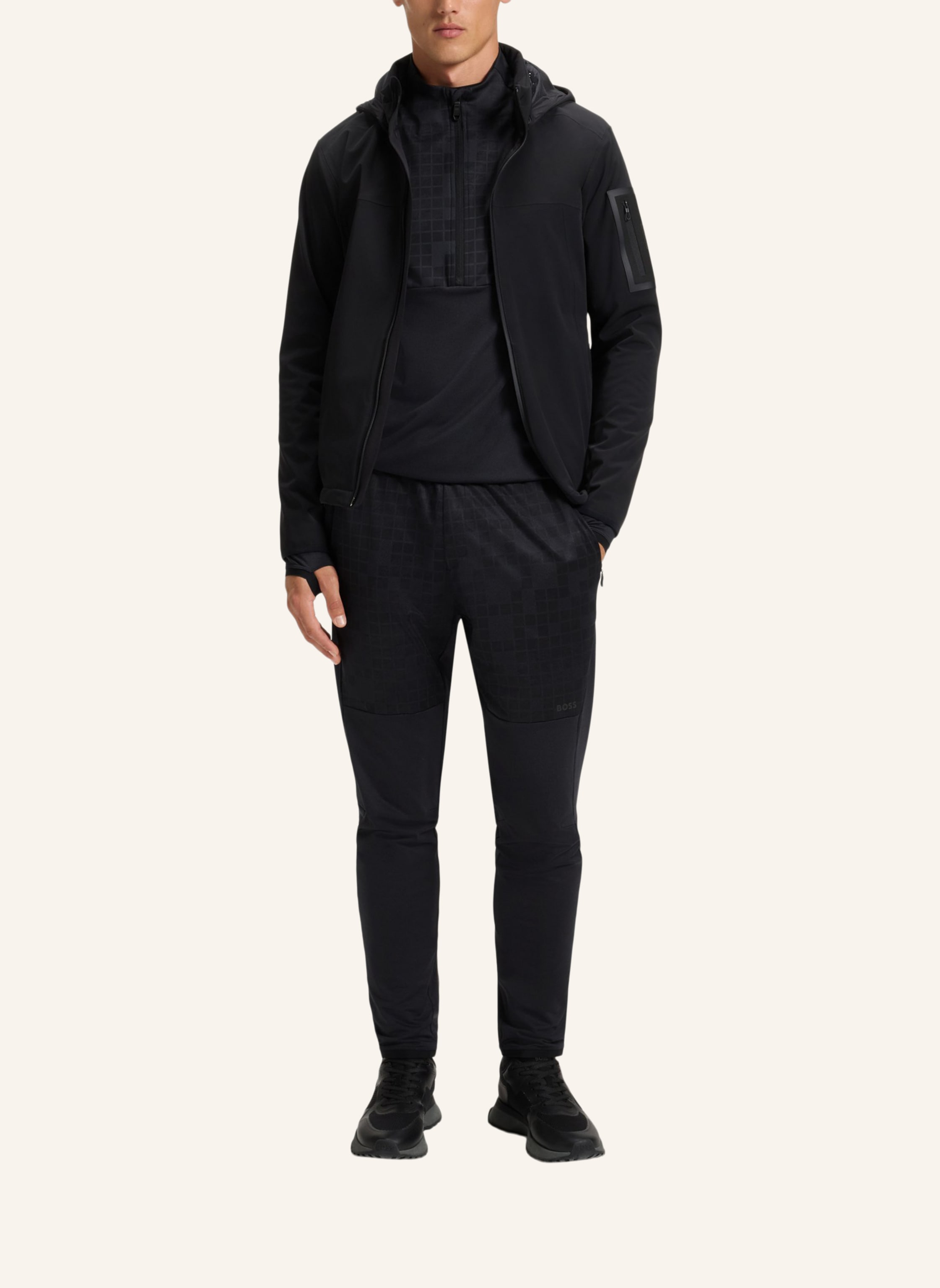 Thumbnail - Boss Sweatshirt Sw_Jump Qz Regular Fit blau