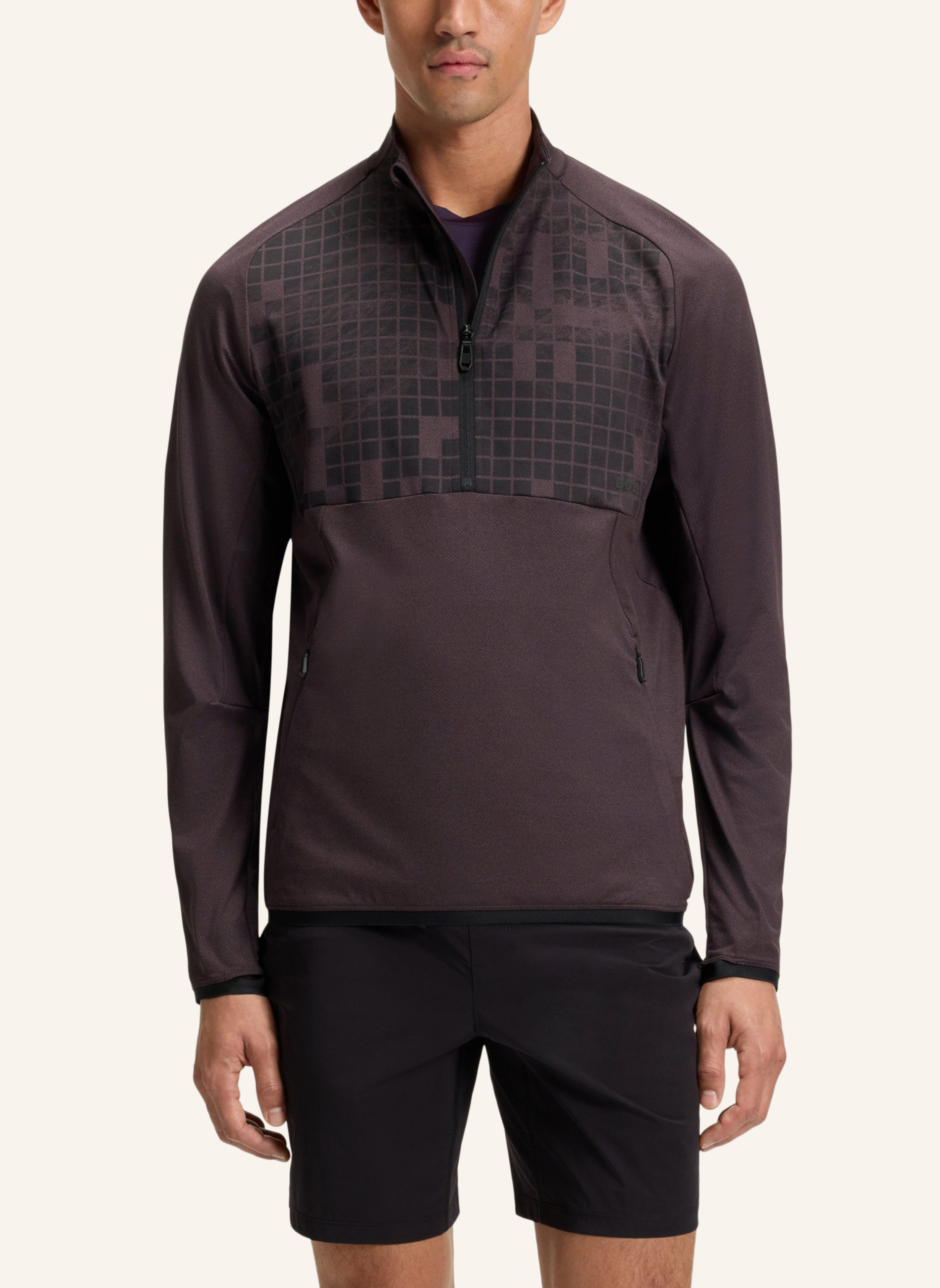 Thumbnail - Boss Sweatshirt Sw_Jump Qz Regular Fit lila