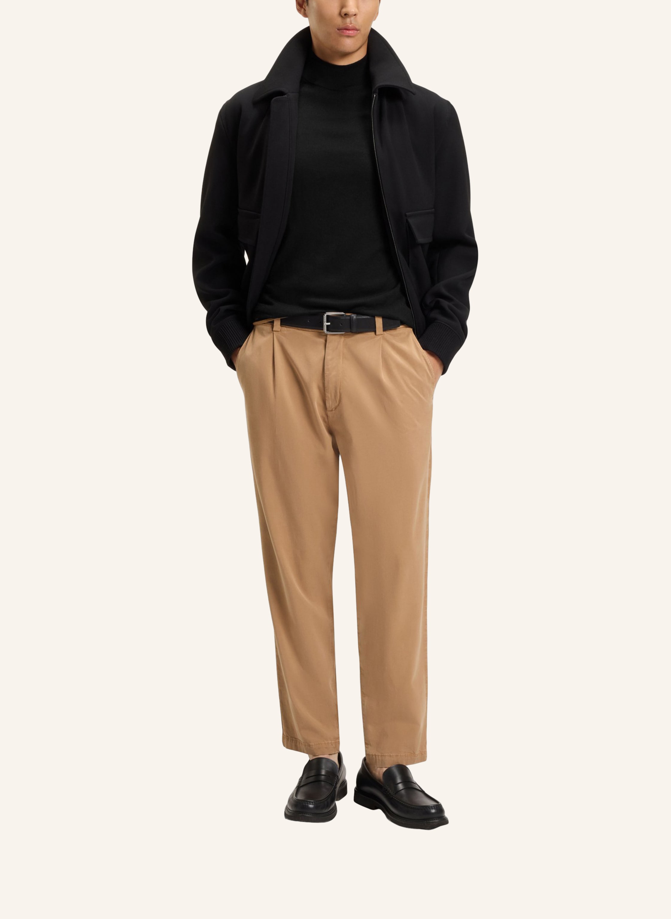 Thumbnail - Boss Pullover Perfino_In Regular Fit schwarz