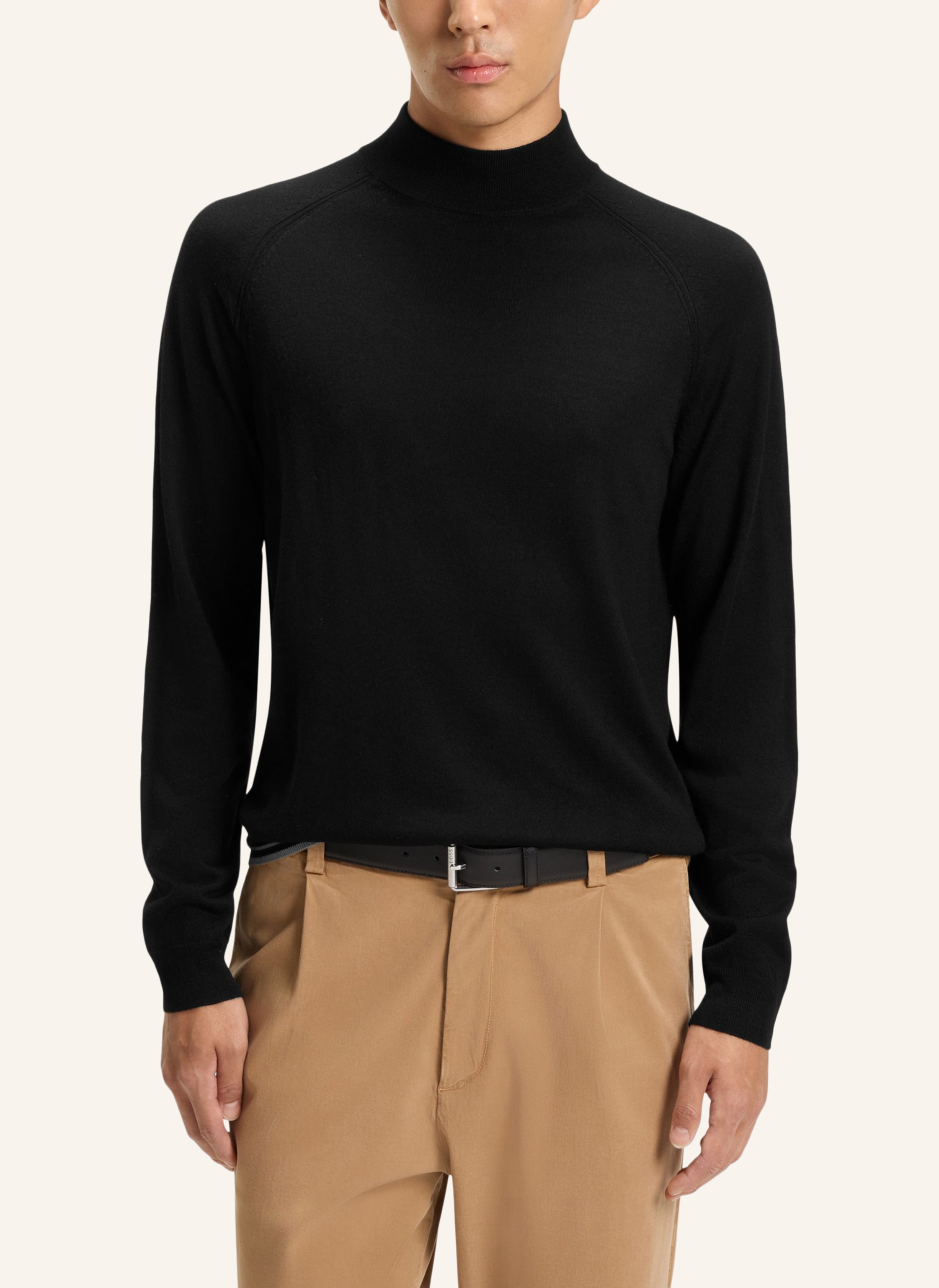 Thumbnail - Boss Pullover Perfino_In Regular Fit schwarz