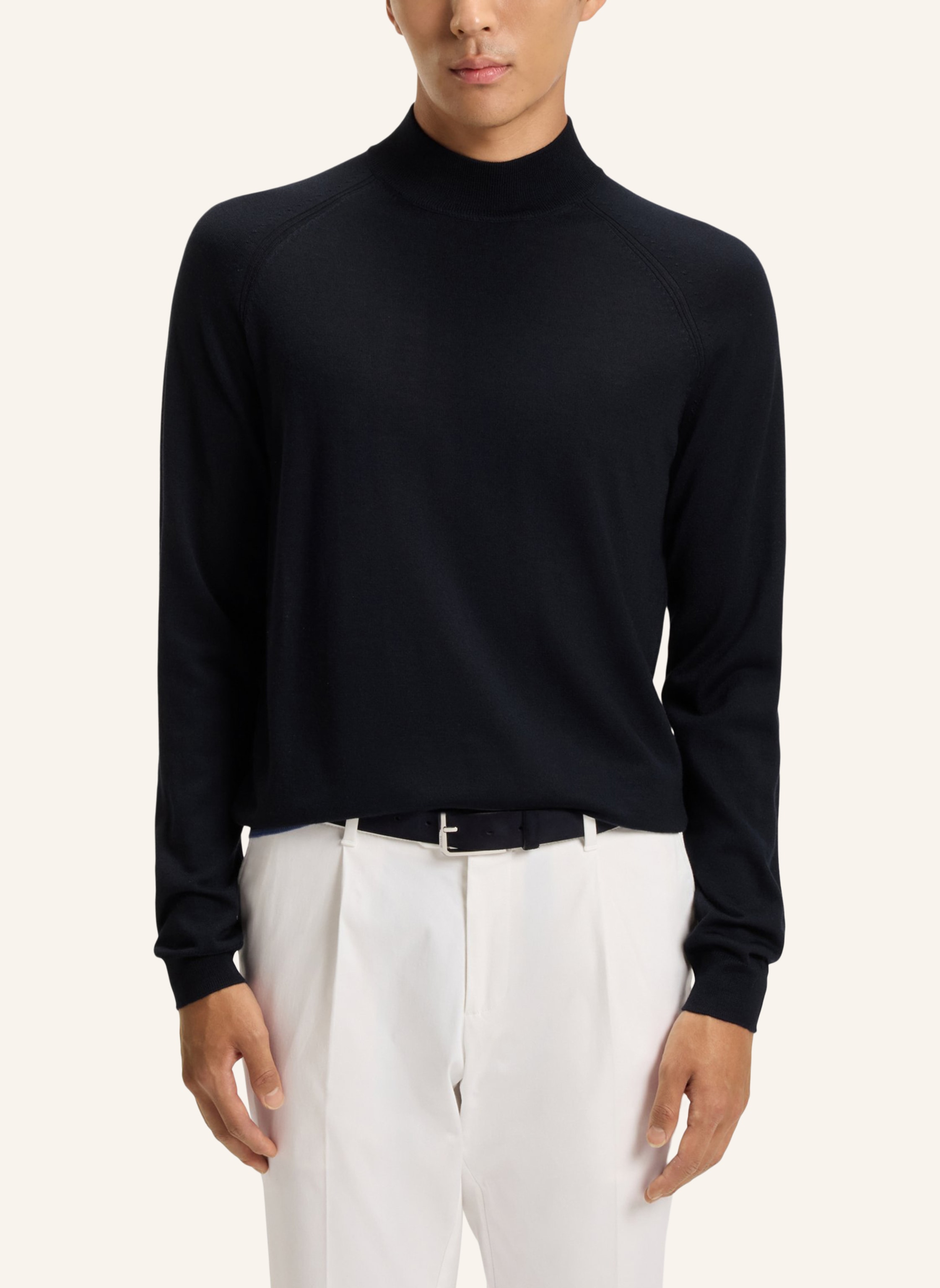 Thumbnail - Boss Pullover Perfino_In Regular Fit blau